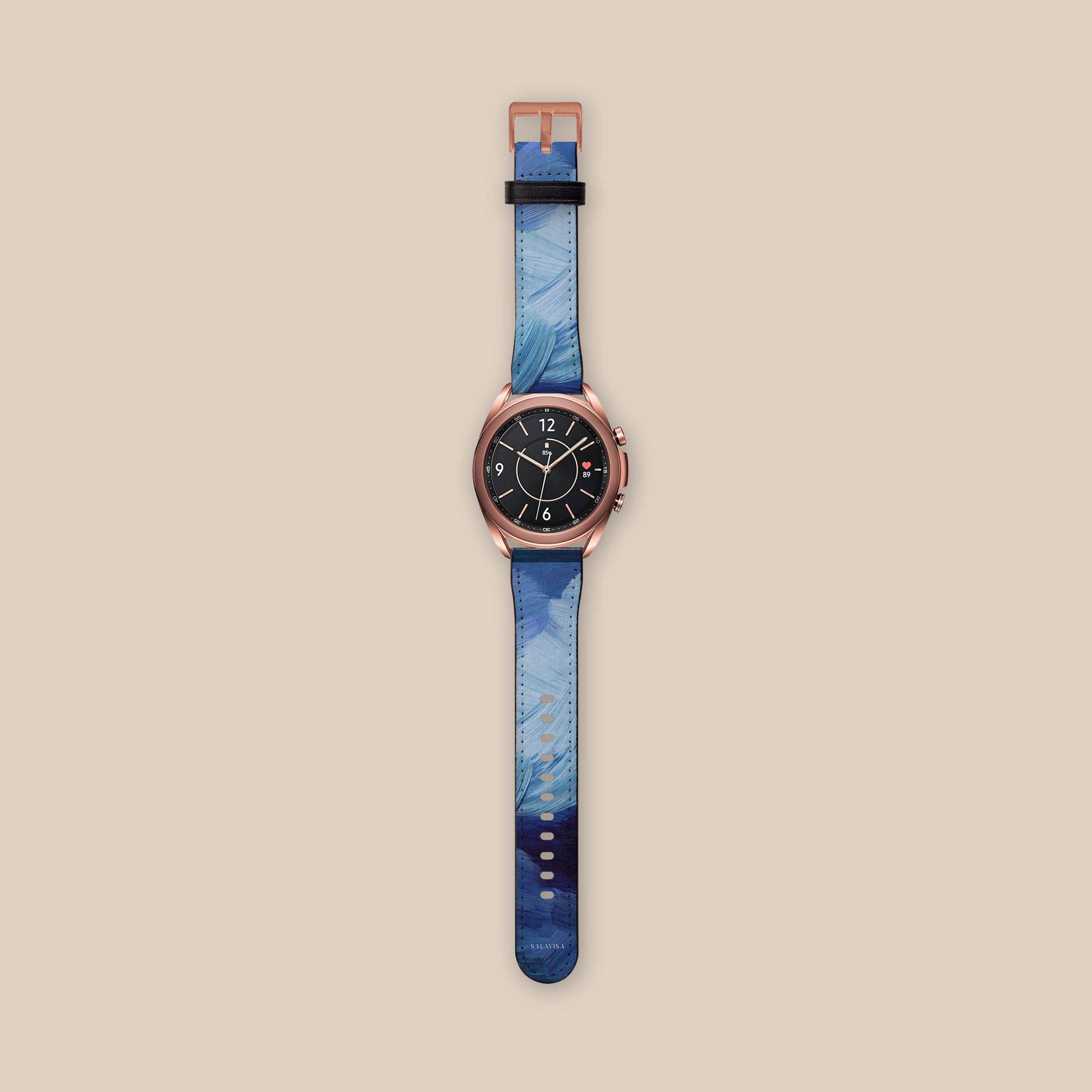 Premium Blue Galaxy Watch Band - Stylish & Durable Replacement Strap for Samsung Galaxy Watch - Perfect for Workouts, Running & Everyday Wear
