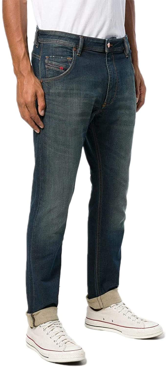 Diesel Men's Carrot Fit Jeans - Slim Tapered Stretch Denim Pants for Casual & Smart Outfits | Perfect for Work, Date Night & Everyday Wear