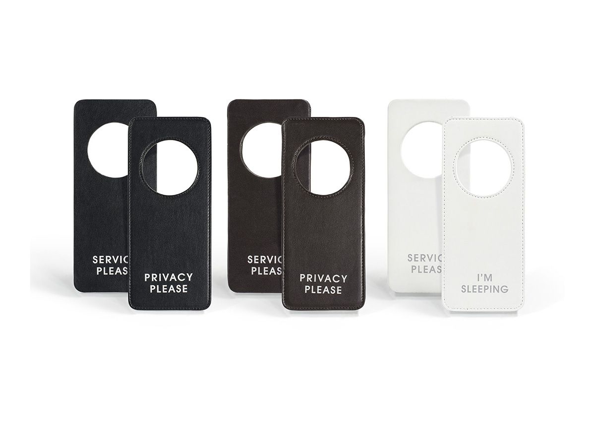 FOH London Premium Door Hangers - 24 Pack | Elegant & Durable for Hotels, Offices & Home Use
