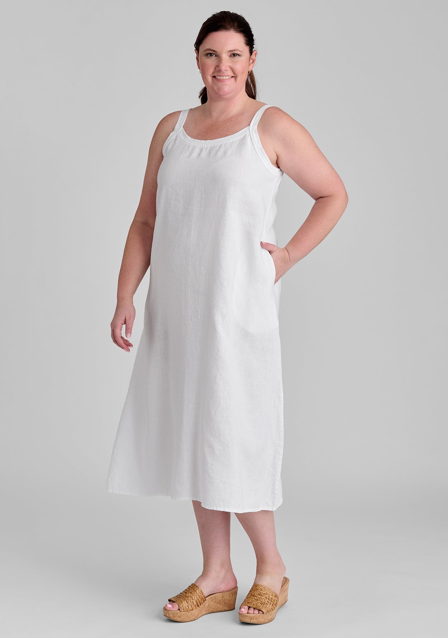 Stylish Maxi Dress for Women - Breathable Linen Summer Dress - Perfect for Beach, Vacation & Casual Outings