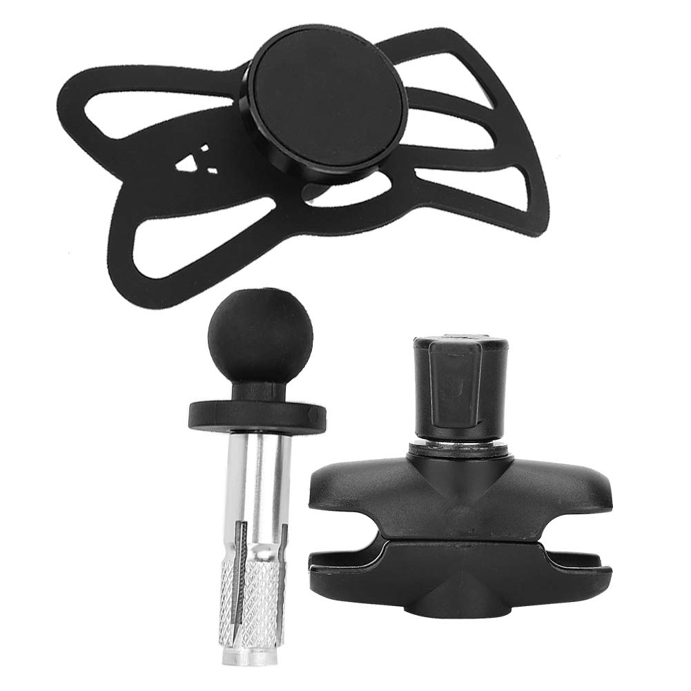 Universal Motorcycle Phone Mount Holder - Adjustable Stem & Yoke Navigation Bracket for iPhone Android Smartphones | Perfect for GPS Navigation & Adventure Riding