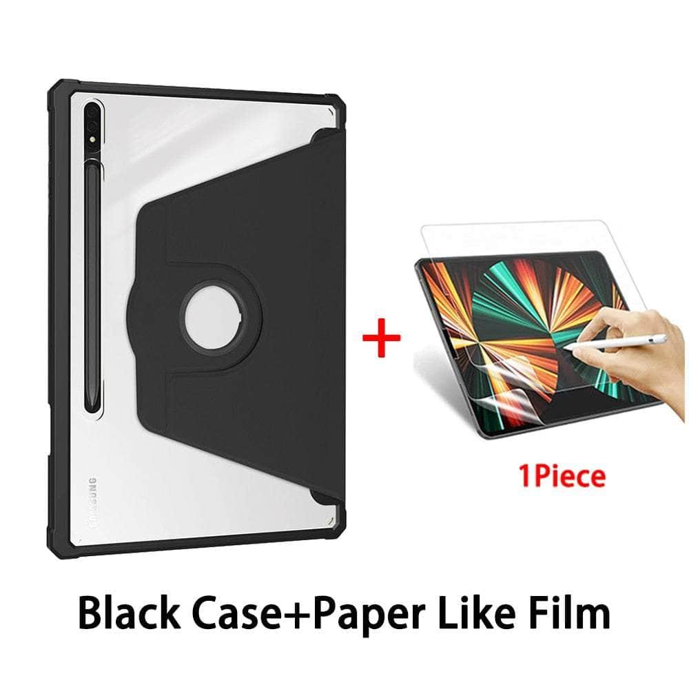 360° Rotating Protective Case for Samsung Galaxy Tab S9 Plus 2023 with S Pen Holder | Shockproof Stand Cover for Work, Study & Entertainment