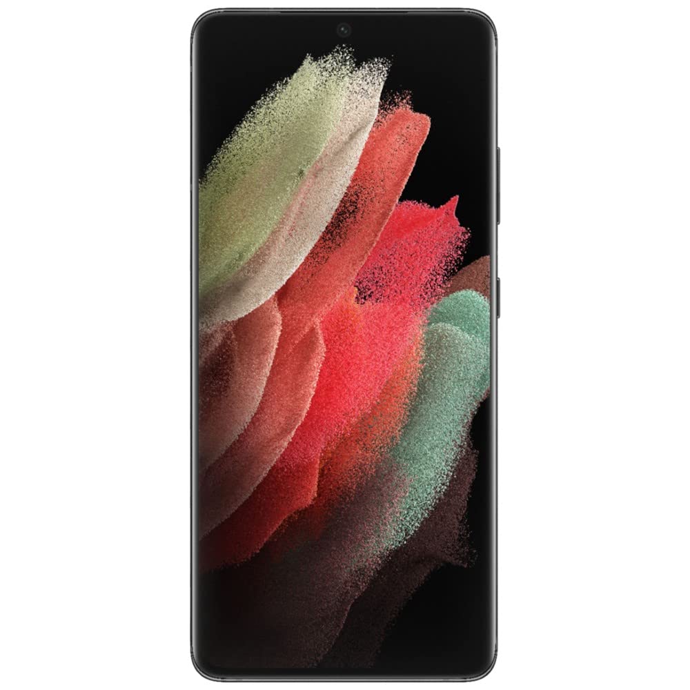 Samsung Galaxy S21 Ultra 5G Unlocked Smartphone 128GB Phantom Black - US Version (Renewed) | Premium Android Phone for Work, Gaming & Photography
