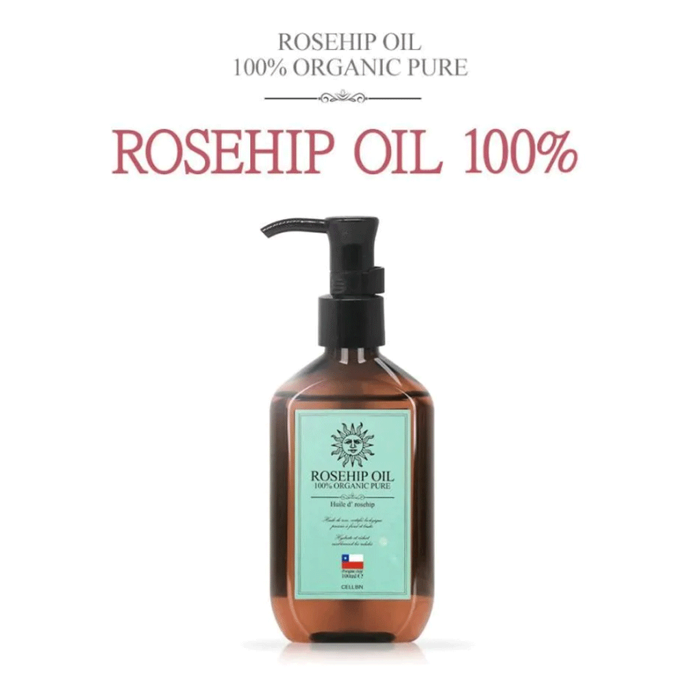 100% Organic Rosehip Oil for Face & Skin - 100ml Cold Pressed Pure Rose Hip Seed Oil - Anti-Aging, Moisturizing & Scar Treatment - Perfect for Dry Skin, Wrinkles & Stretch Marks