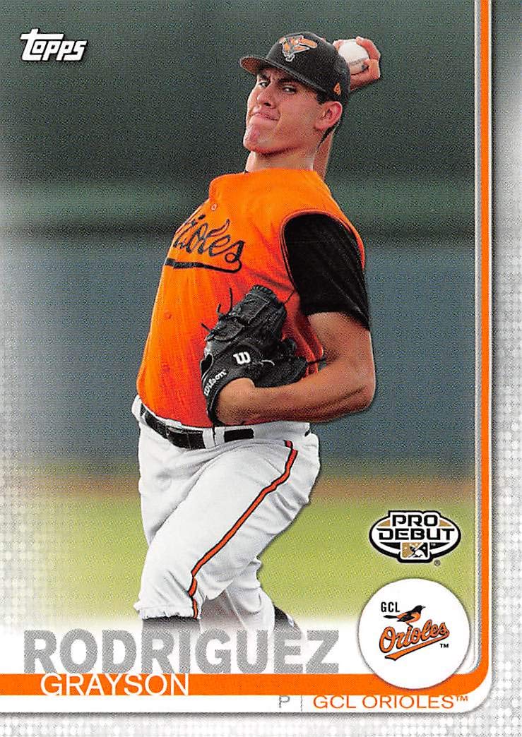 2019 Topps Pro Debut #13 Grayson Rodriguez Baseball Card - MLB Prospect Collectible for Sports Memorabilia Fans & Trading Card Enthusiasts