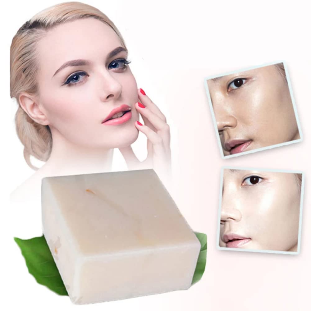 3-Pack Rice Milk Soap Bar for Face & Body - Natural Whitening & Brightening Soap for Dark Skin, Deep Cleansing & Moisturizing - Perfect for Daily Skincare & Gift Sets
