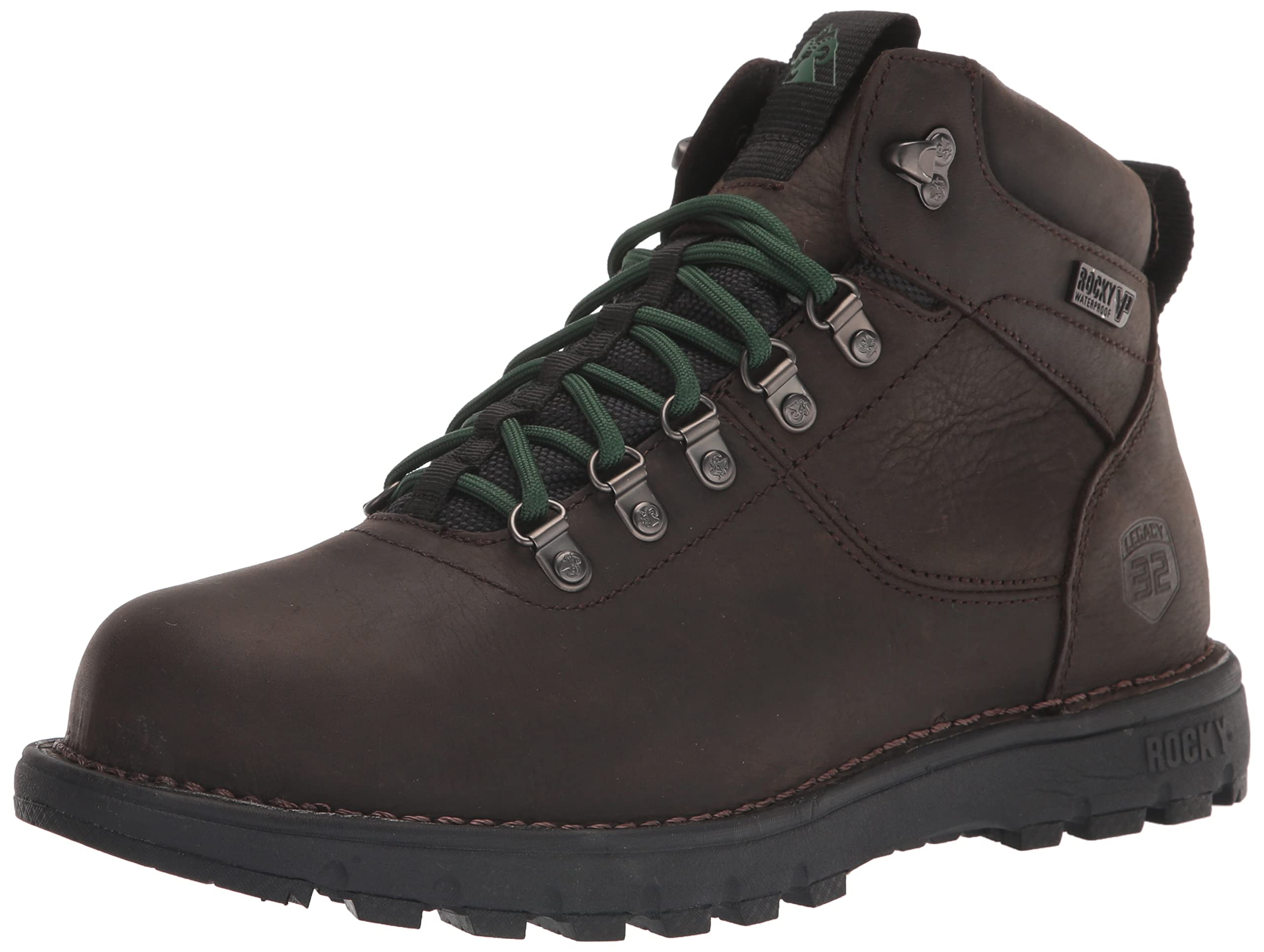 Rocky Men's Legacy 32 Work Boots - Durable Leather Construction for Heavy Duty Use - Perfect for Construction, Hiking & Outdoor Work