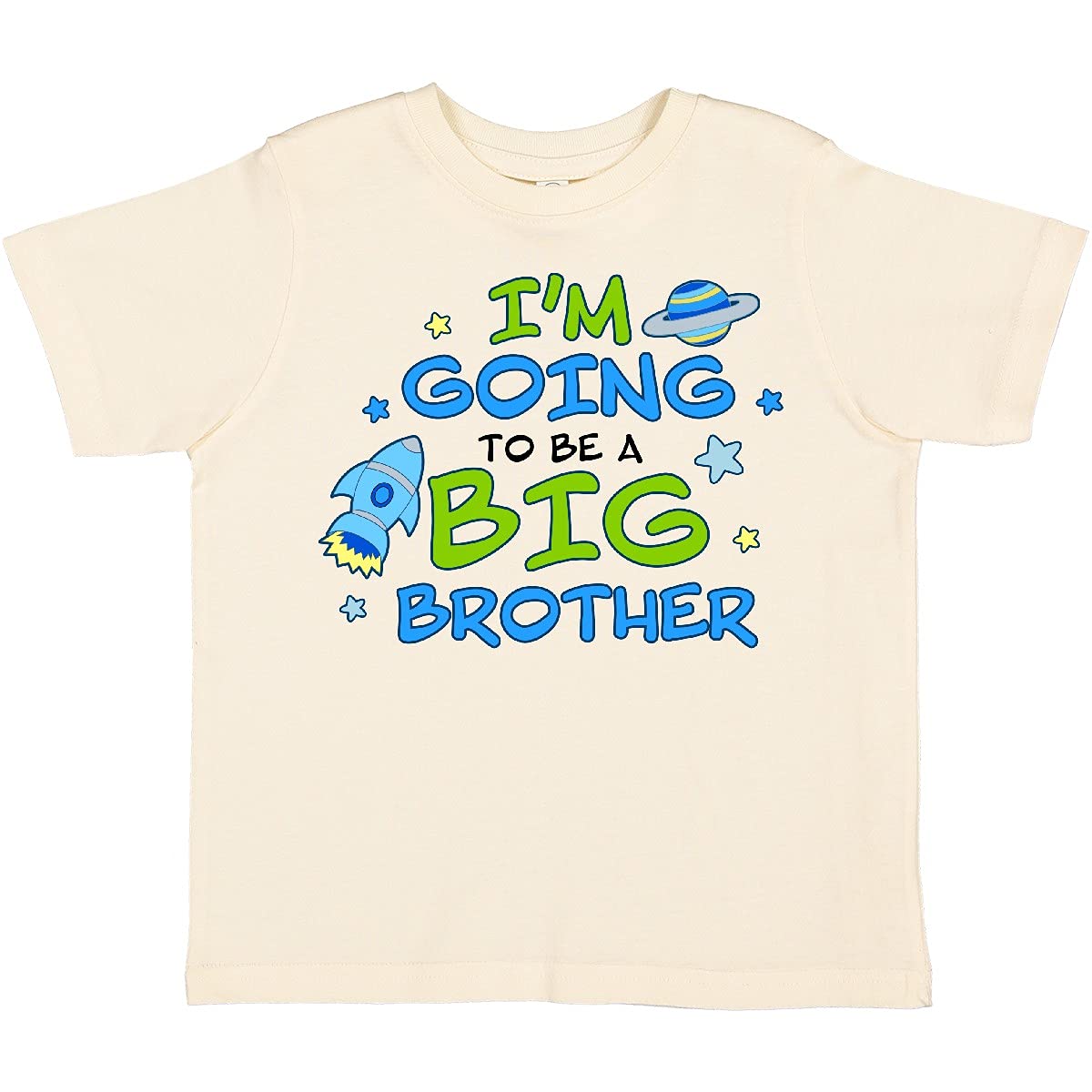Inktastic 'I'm Going to Be a Big Brother' Toddler T-Shirt - Cute Sibling Announcement Outfit for Toddlers & Baby Shower Gift