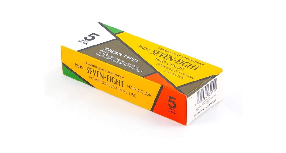 N'iceshop Permanent Hair Color Kit - 5 Matt Brown by Paon Seven-Eight for Long-Lasting, Vibrant Hair Dye at Home | Perfect for DIY Hair Coloring & Touch-Ups