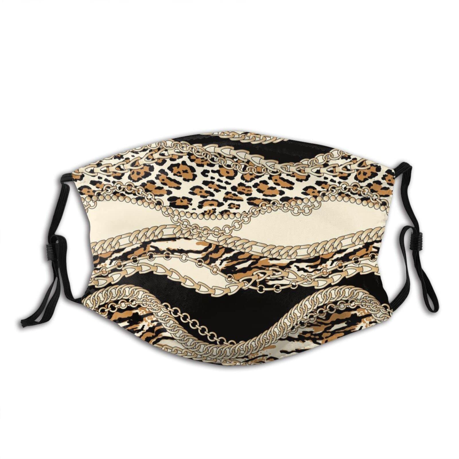 Camouflage Tartan Paisley Face Mask - Washable Reusable Breathable Adjustable Bandana Balaclava for Men & Women - Perfect for Outdoor Activities, Hiking, Cycling and Daily Protection