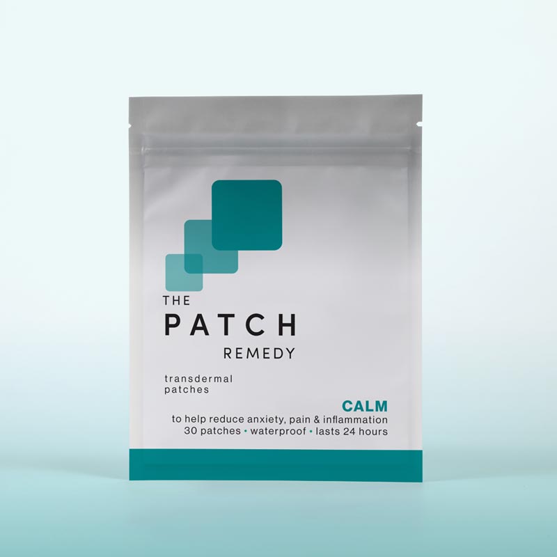 Calm Transdermal Patches for Stress Relief & Anxiety - Natural Relaxation Aid for Sleep, Meditation & Daily Wellness