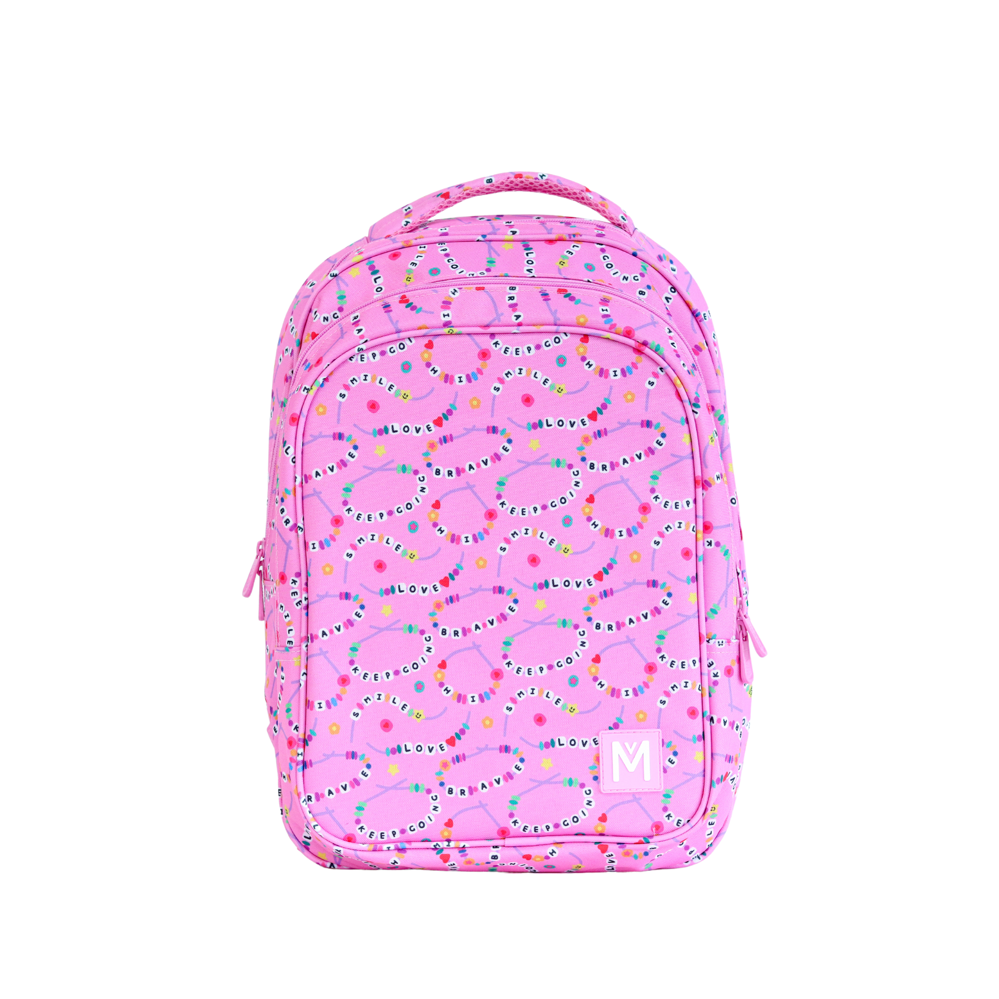 Montii.Co Junior Backpack for Kids - Cute Friends Forever Design - Lightweight School Backpack for Boys & Girls - Perfect for School, Travel & Daily Use