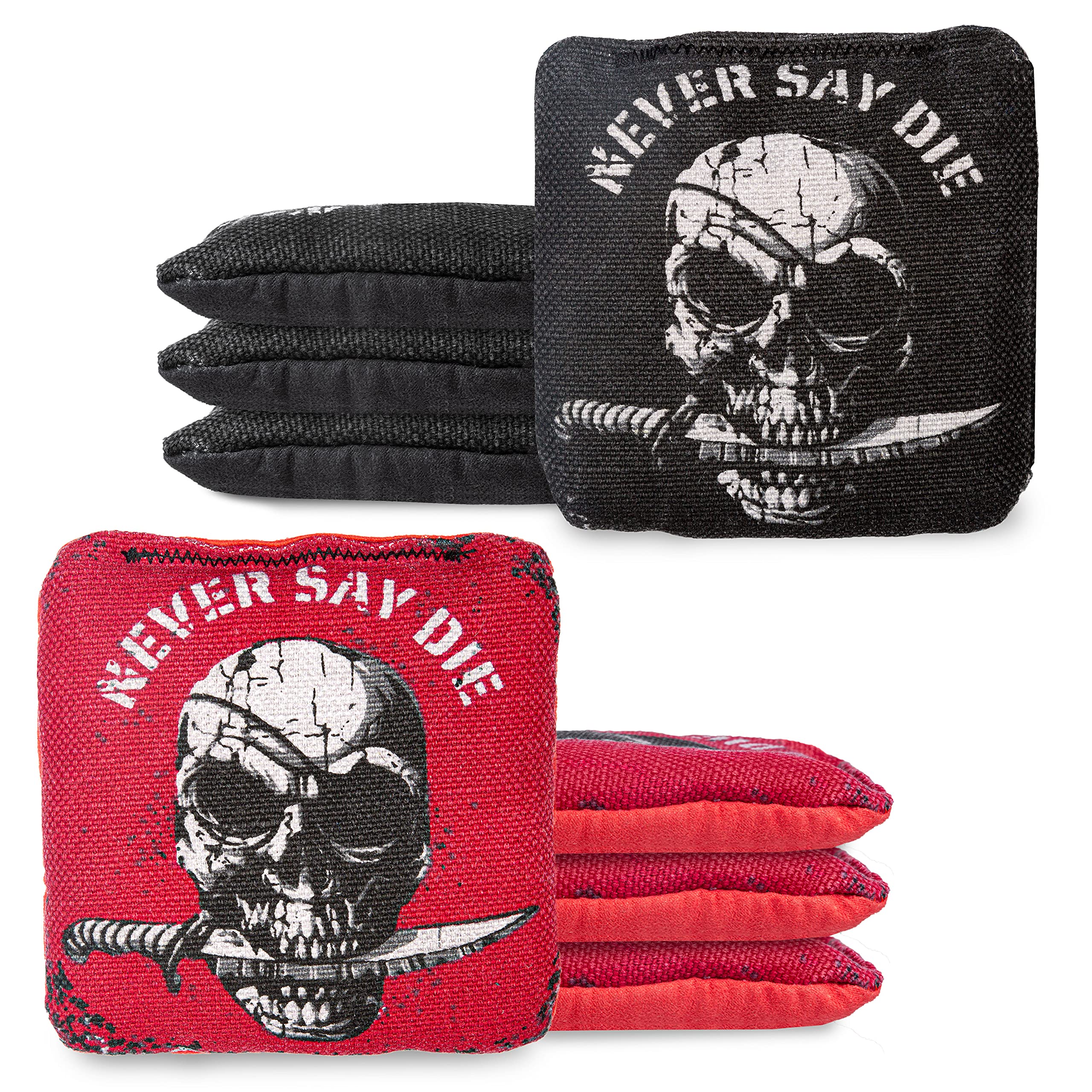 Play Platoon Tournament Series Cornhole Bags - Set of 8 Professional Dual-Sided Cornhole Bags with Slick & Sticky Sides - Made in USA - Perfect for Backyard Parties, Tailgating, and Competitive Cornhole Games
