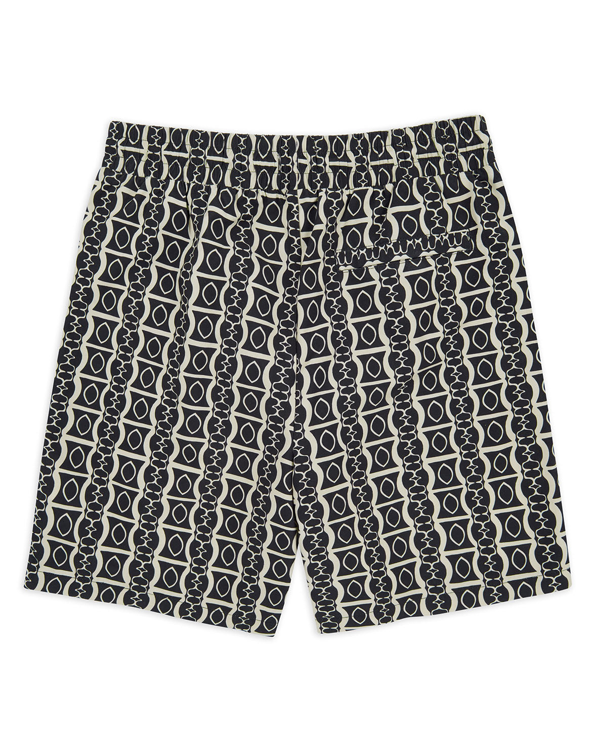Abstract Print Swim Shorts for Men - Quick Dry Beach Swimwear with Comfortable Elastic Waistband - Perfect for Swimming, Surfing, and Summer Vacations