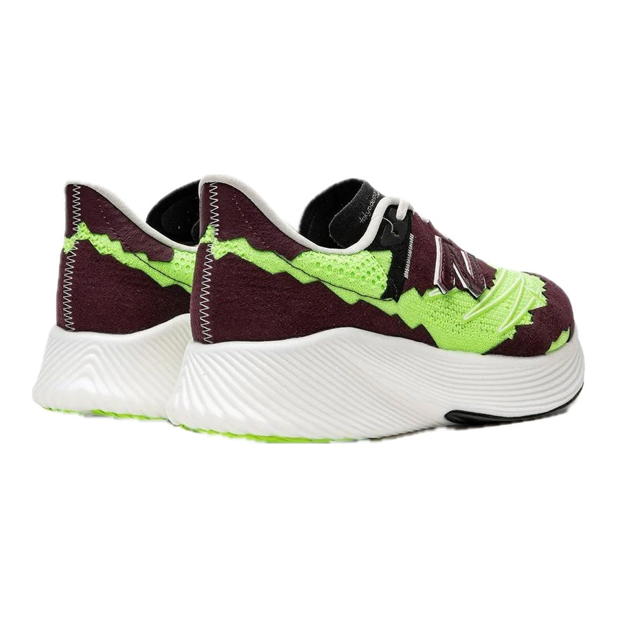 New Balance FuelCell RC Elite v2 Running Shoes - Ston Island TDS Collaboration in Green, Maroon & White | Lightweight Performance Sneakers for Marathon Training & Road Racing
