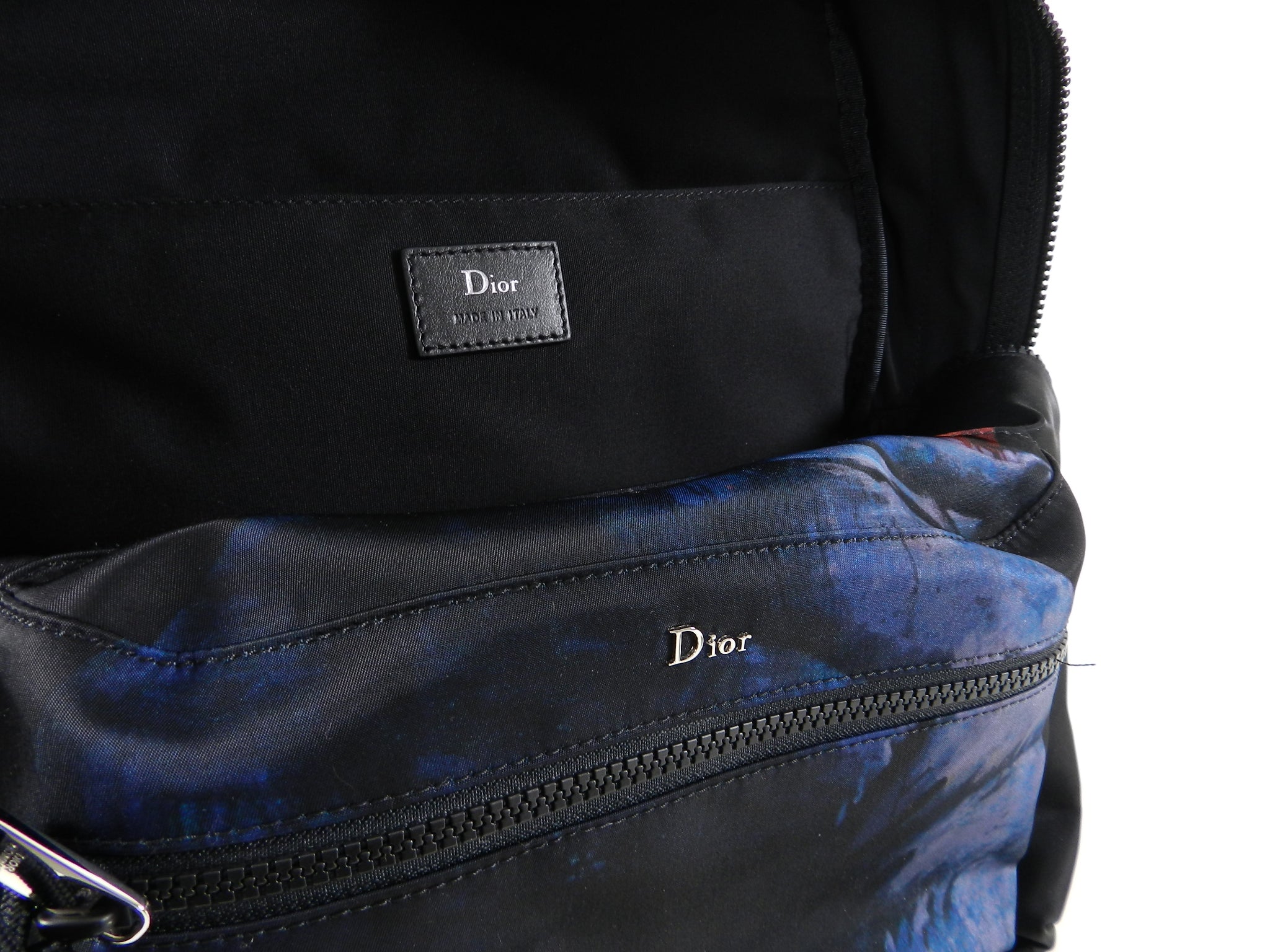 Christian Dior Homme X Francois Bard Floral Backpack for Men - Spring 2018 Limited Edition Designer Bag - Perfect for Travel, Work & Fashion Accessories
