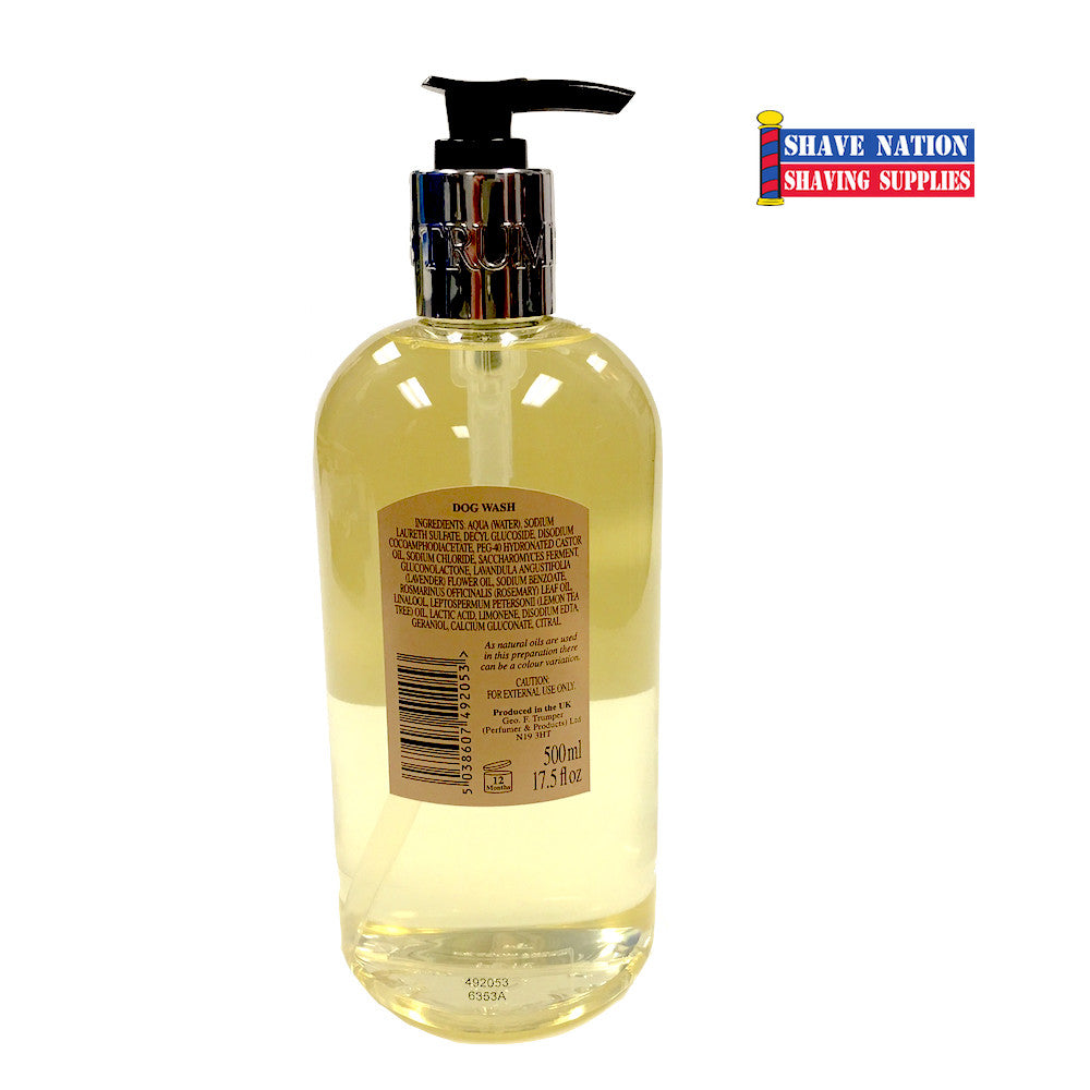 Geo F Trumper Dog Wash Shampoo - Gentle & Natural Pet Shampoo for All Dog Breeds | Soothes Skin & Cleans Fur | Perfect for Bath Time & Grooming Sessions