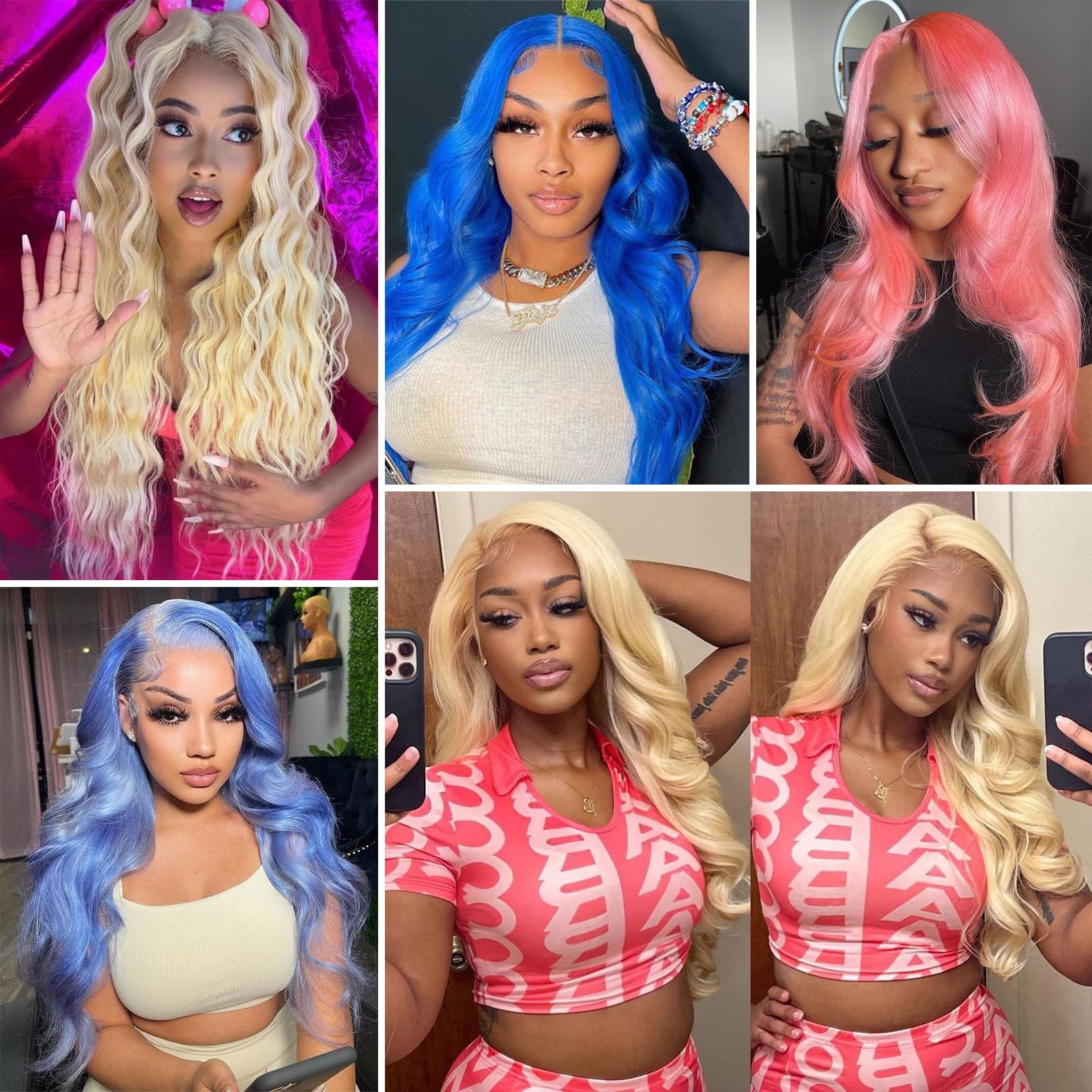 NOELLA 613 Blonde Body Wave Lace Front Wig - 20 Inch Human Hair Wig with 210% Density & 13x4 HD Transparent Lace - Pre Plucked Natural Hairline for Women - Perfect for Cosplay, Daily Wear & Special Occasions