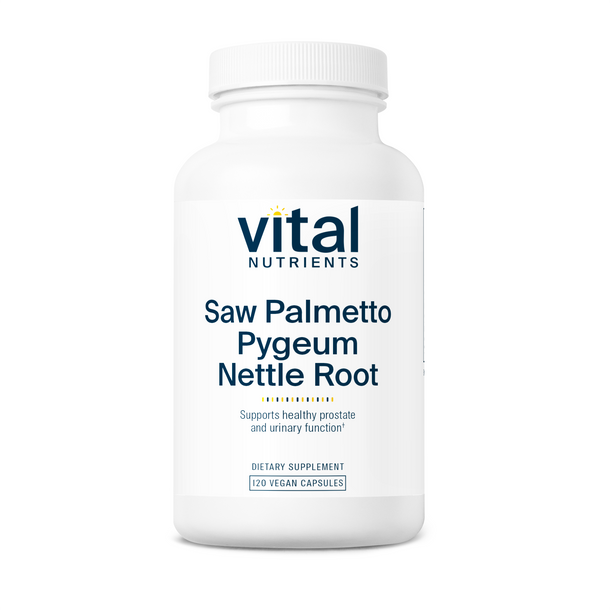 Vital Nutrients Saw Palmetto Pygeum Nettle Root Supplement - Supports Prostate & Urinary Health - Natural Herbal Blend for Men's Wellness