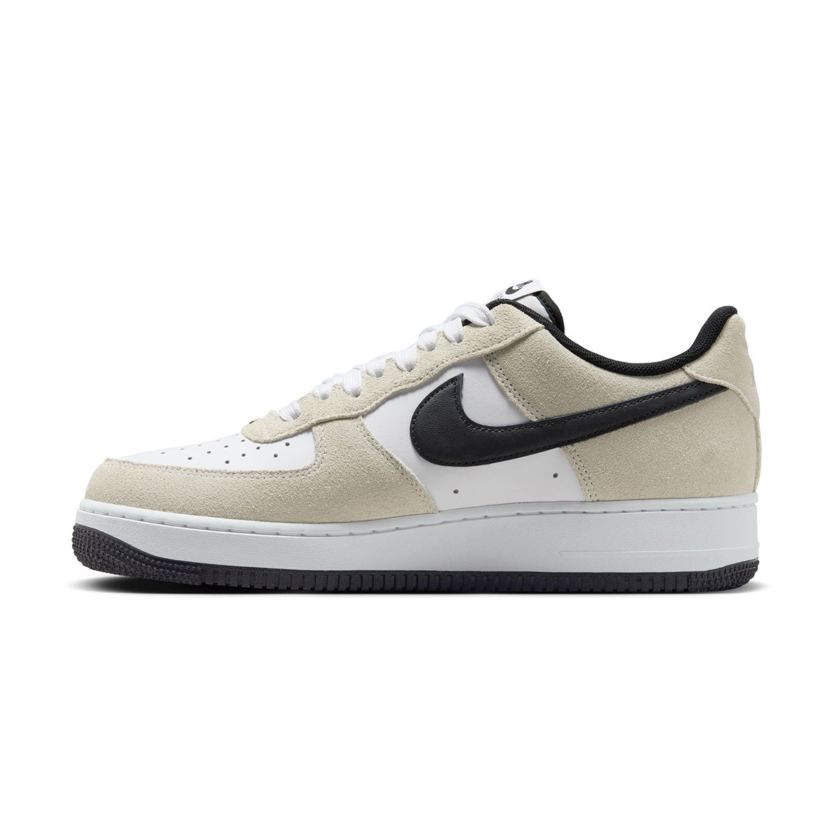 Nike Air Force 1 '07 LV8 Sneakers - White & Black Basketball Shoes for Men | Perfect for Casual Wear, Street Style & Everyday Comfort