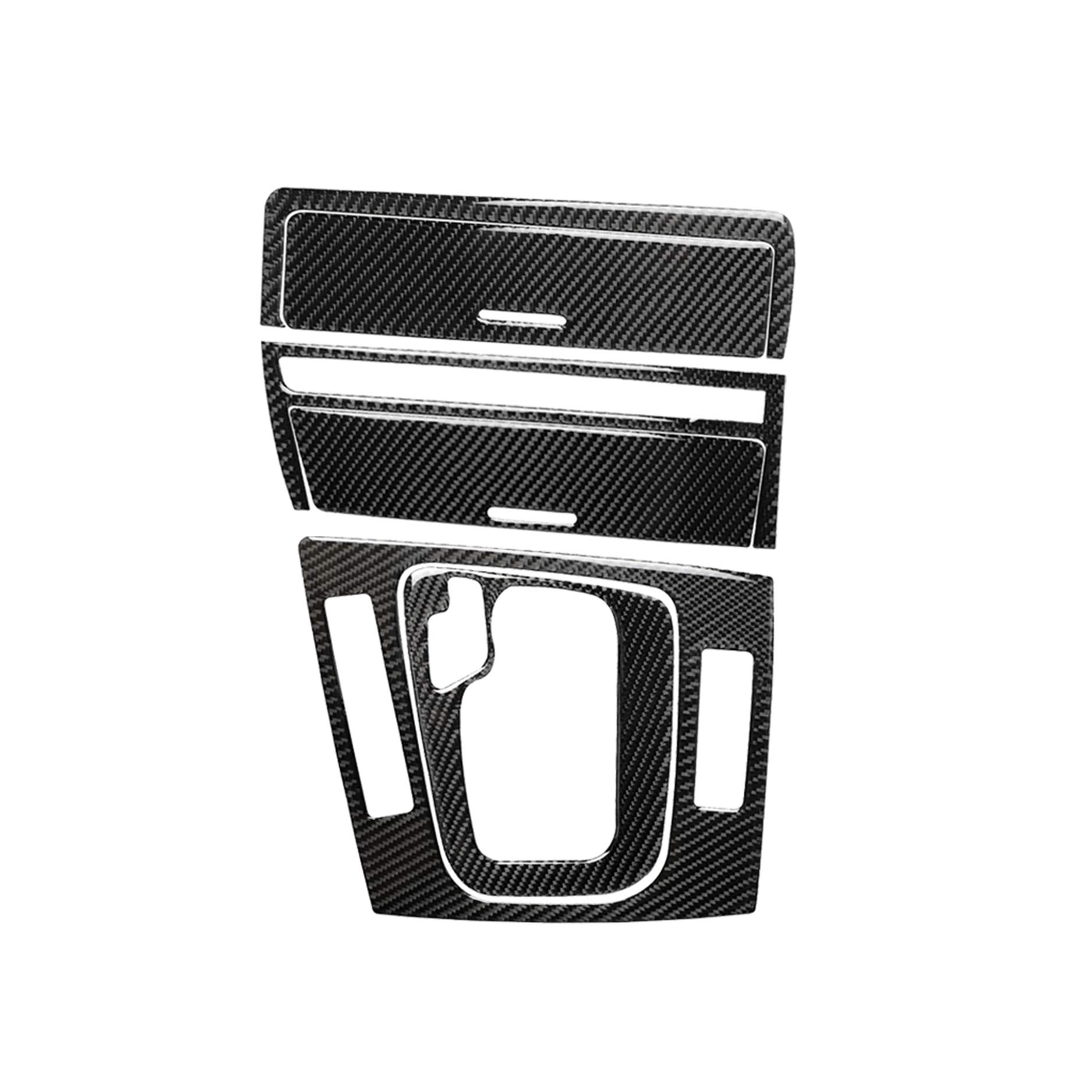 Premium Carbon Fiber Trim Kit for BMW 3 Series E46 (1998-2005) - 4pc Gear Shift & Dashboard Panel Covers - Interior Styling Upgrade for Classic Cars - Perfect for Car Enthusiasts & Auto Detailing