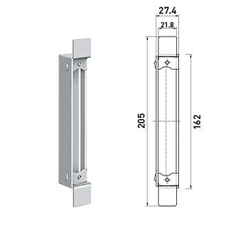 TE 240 3D Receiver for Steel Frames - Heavy Duty Construction Hardware - Perfect for Industrial, Commercial, and DIY Metal Framing Projects