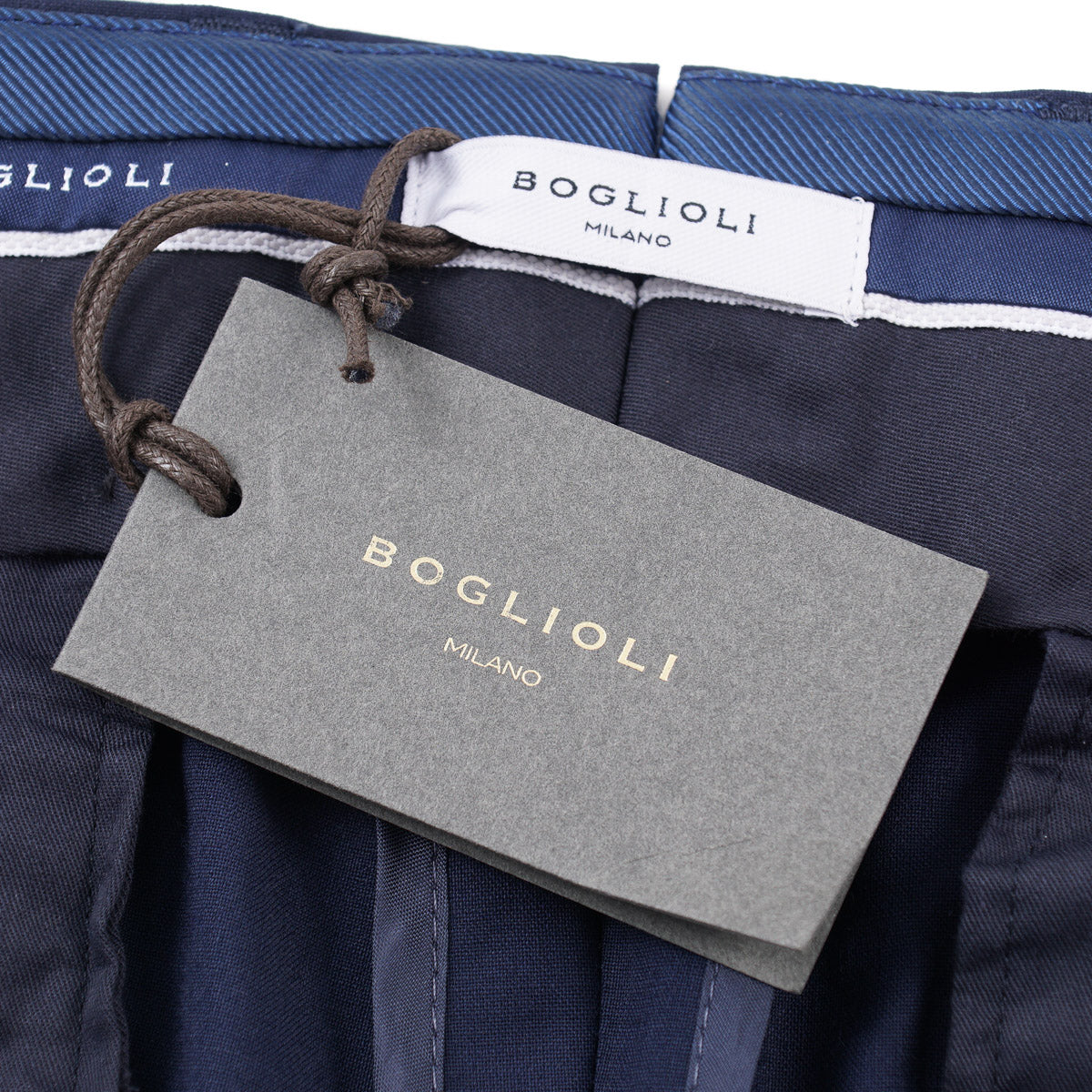 Boglioli Men's Trim Fit Stretch Wool Dress Pants - Comfortable Business Casual & Office Trousers for Professional Wear