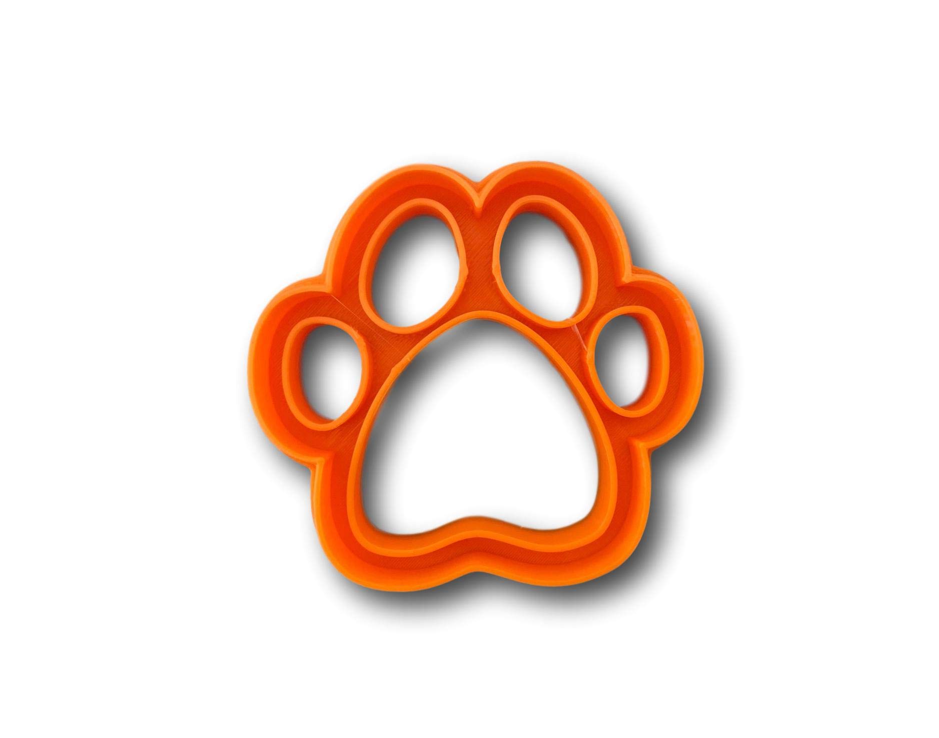 Dog Paw Cookie Cutter - 3.5 Inch Stainless Steel Pet Treat Mold for Baking - Perfect for Dog Birthday Cakes, Puppy Party Favors & Homemade Dog Biscuits