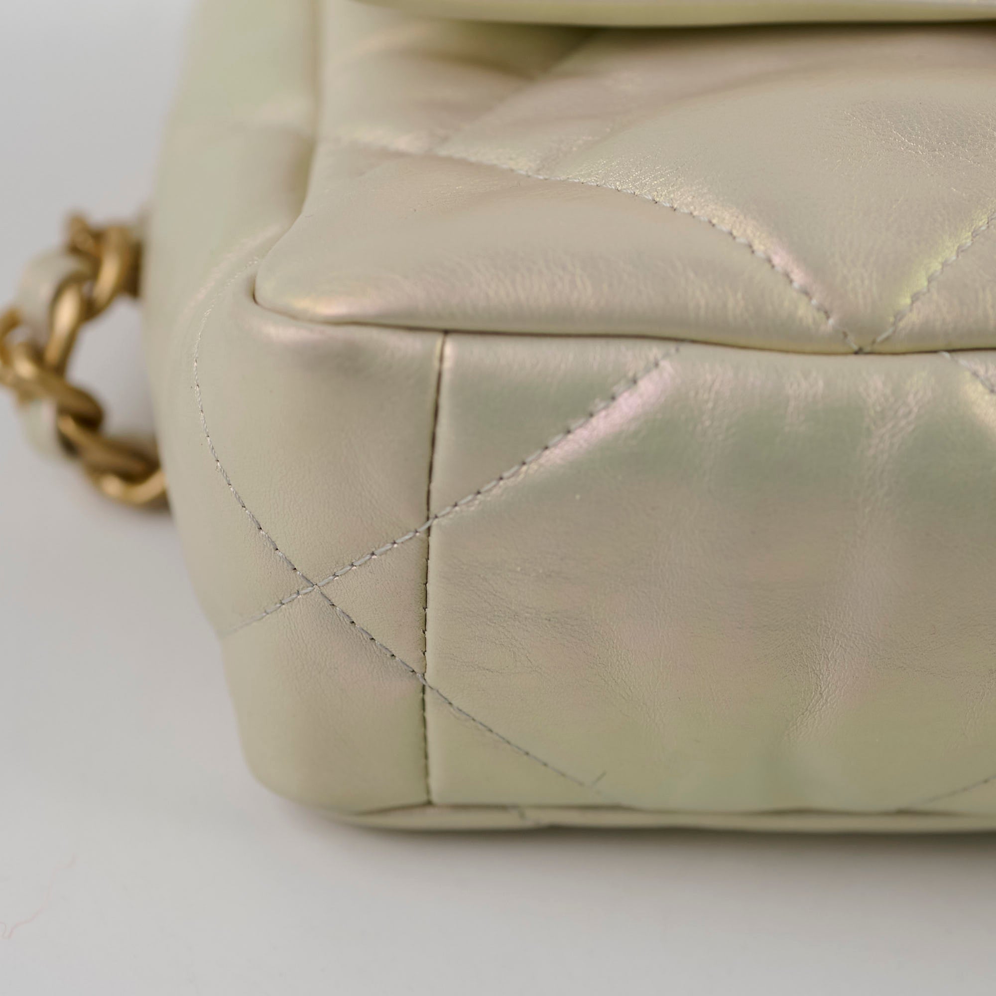 Chanel Small 19 Iridescent Pearl 31 Series Handbag - Luxury Designer Crossbody Bag for Women | Perfect for Evening Parties, Date Nights & Special Occasions
