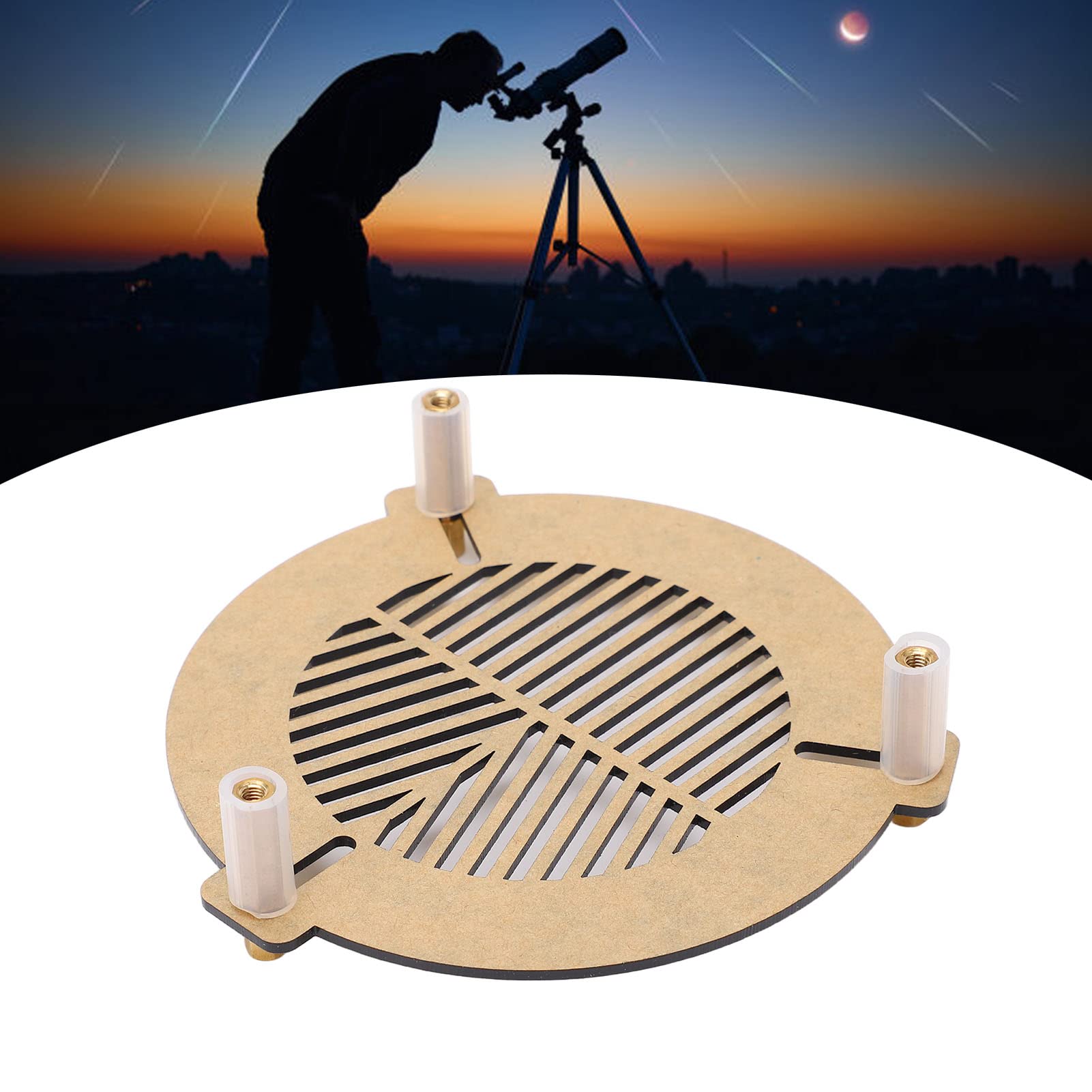 Premium Bahtinov Mask for Telescopes - 60mm & 90mm Acrylic Focusing Aid with 2mm Slits | Perfect for Astrophotography, Stargazing, and Telescope Alignment