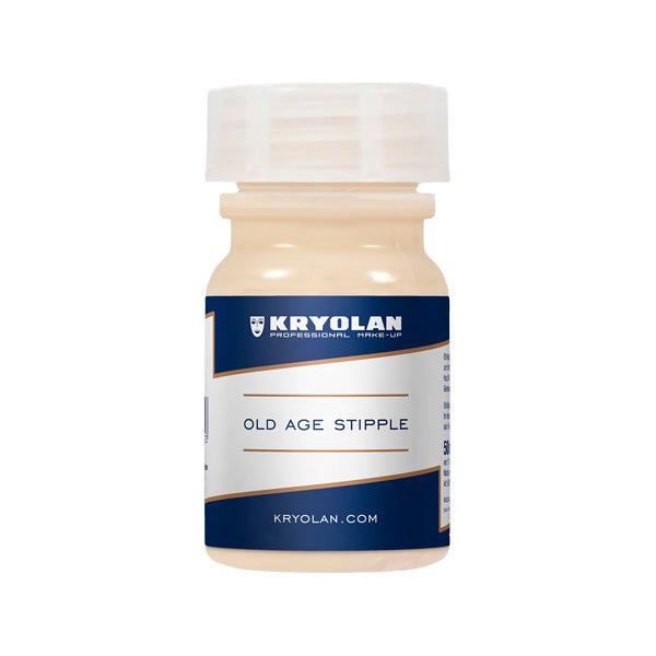 Kryolan Old Age Stipple Makeup - 50ml Professional FX Special Effects for Halloween, Theater & Film - Realistic Wrinkles & Aging Effects