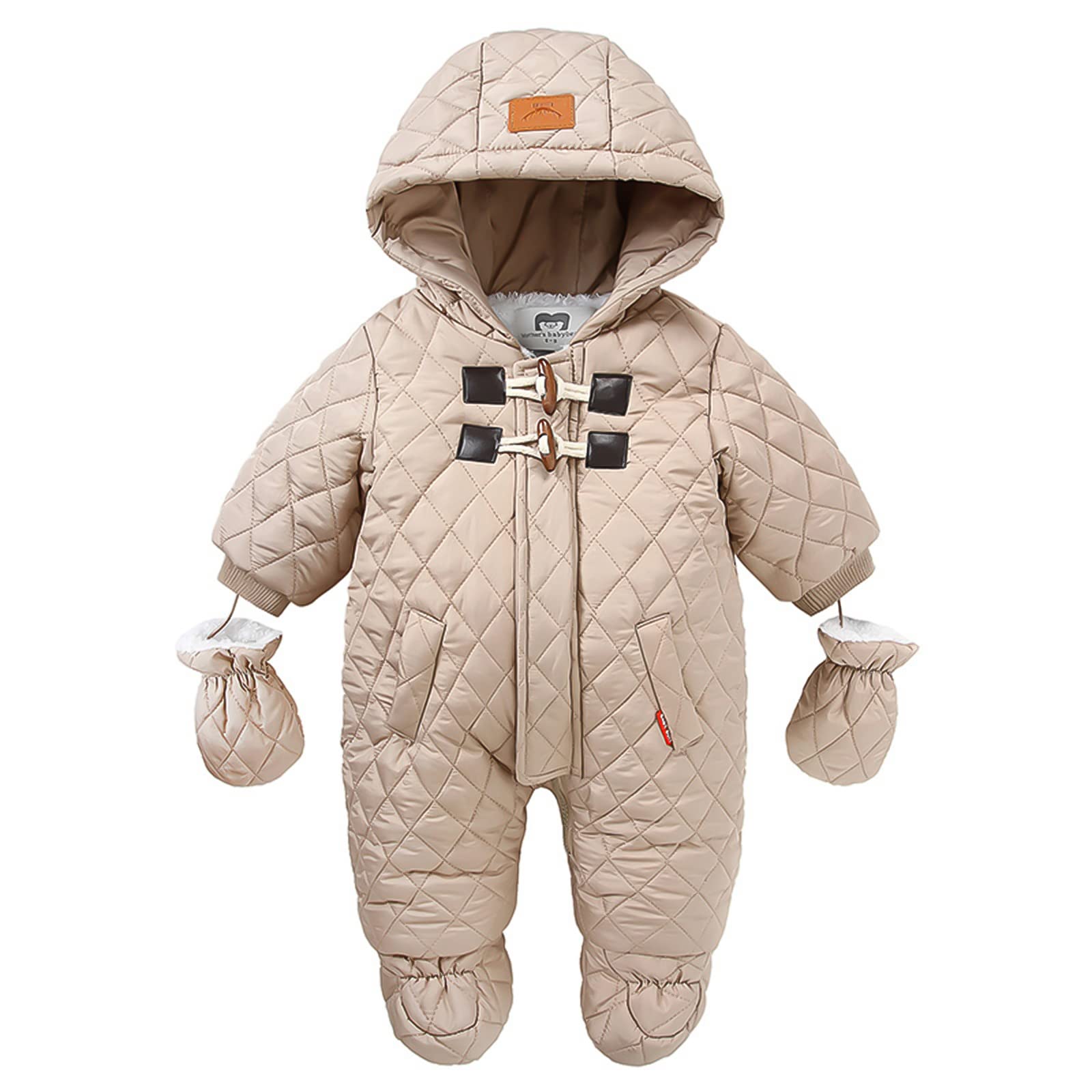 Warm Toddler Snowsuit for Boys & Girls - Waterproof Winter Snow Wear for Infants 3-24 Months - Perfect for Snow Play, Sledding & Outdoor Winter Activities