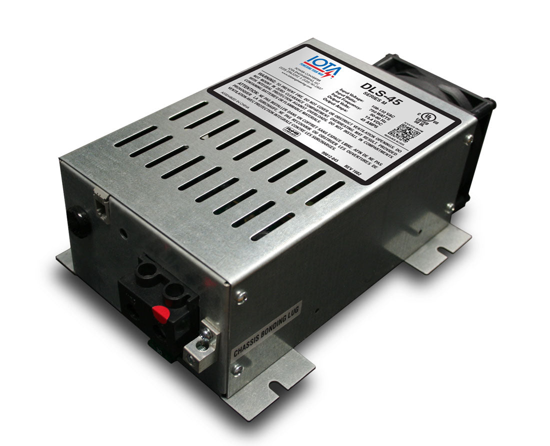 Iota Engineering DLS 45 Converter/Battery Charger - 12V 45A Power Supply for RVs, Boats & Camping | Fast Charging & Reliable Performance | Perfect for Off-Grid Adventures & Emergency Power Backup