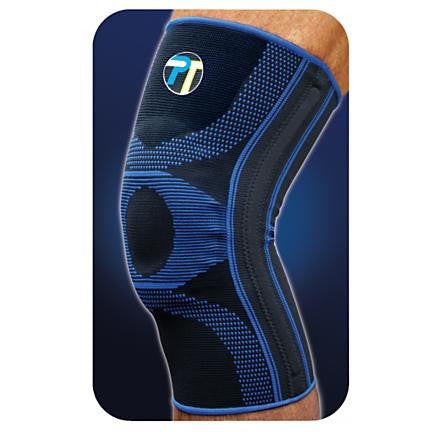 Pro Tec Athletics Gel Force Knee Sleeve - Compression Support for Running, Weightlifting & Basketball - Relieves Pain & Enhances Performance