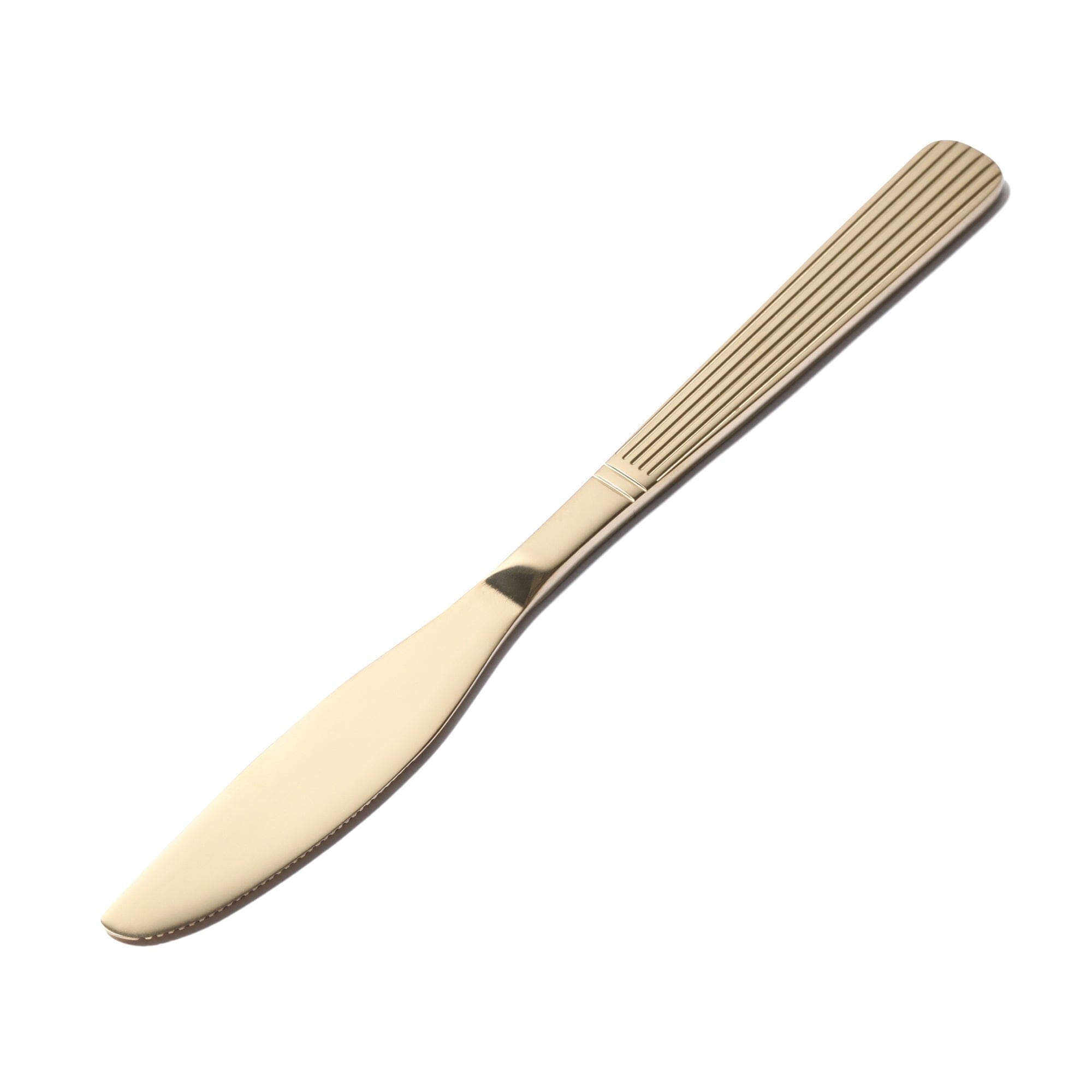 10-Piece Stainless Steel Gold Cutlery Set - Elegant Flatware for Dining, Parties, and Gifts