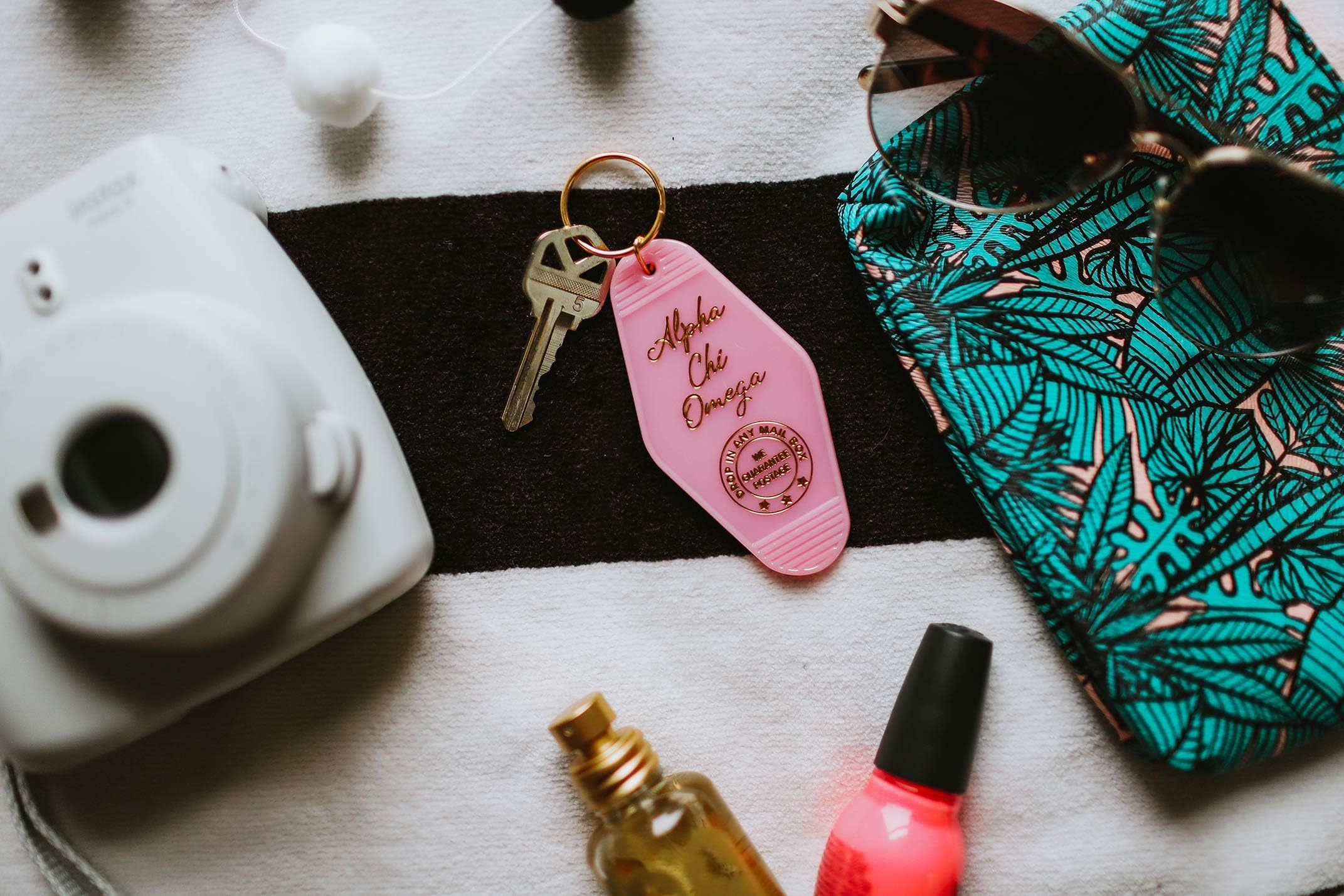 Sigma Kappa Sorority Gift Box for Women - 10-Piece Care Package with Jewelry, Stickers, Keychain, Beach Towel & Tumbler | Sisterhood Celebration Accessories | Perfect for Birthdays, Graduation Gifts & Sorority Events