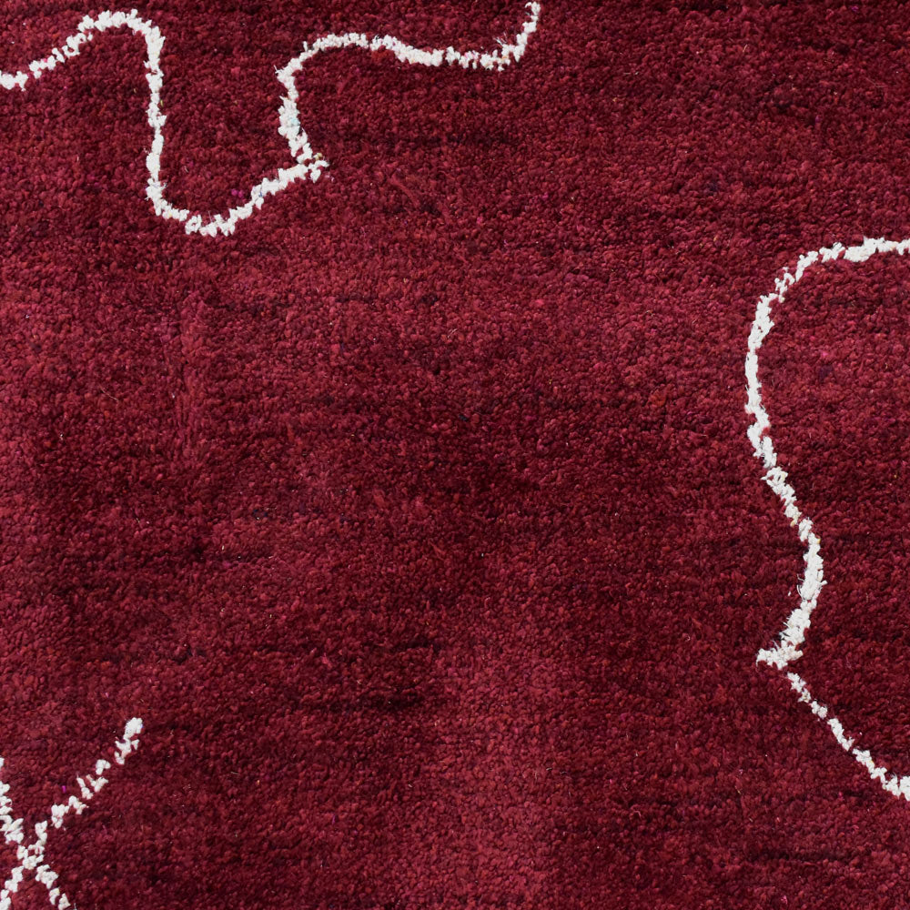 Handmade Reflection Hand Knotted Rug - Premium Quality Wool Area Rug for Living Room, Bedroom & Dining Room - Boho Chic Home Decor for Cozy Spaces