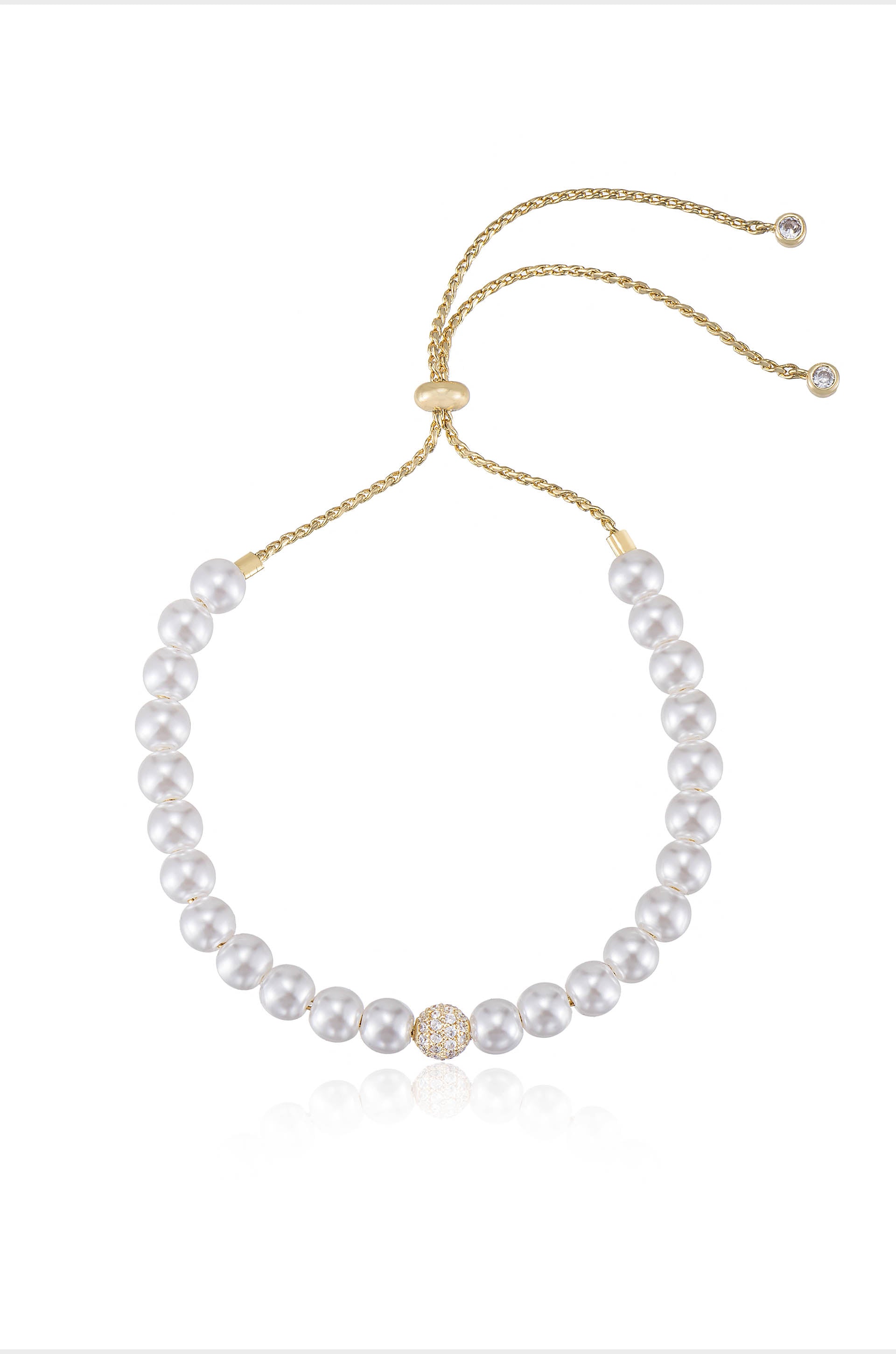 Pearl Adjustable Bracelet for Women - Elegant Stretchable Pearl Jewelry for Daily Wear & Special Occasions