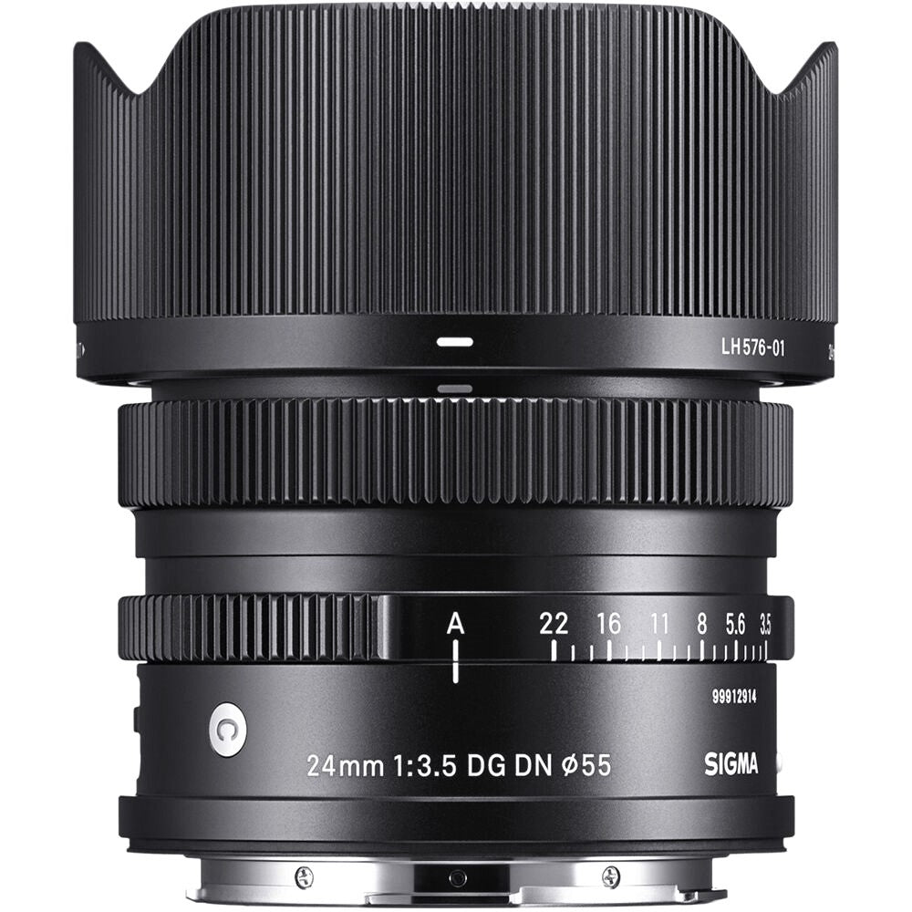 Sigma Lens Hood for 24mm F3.5 DG DN Contemporary Lens - Compatible with Sony E Mount & Leica L Mount - Durable Metal Construction for Enhanced Protection - Perfect for Outdoor & Low Light Photography