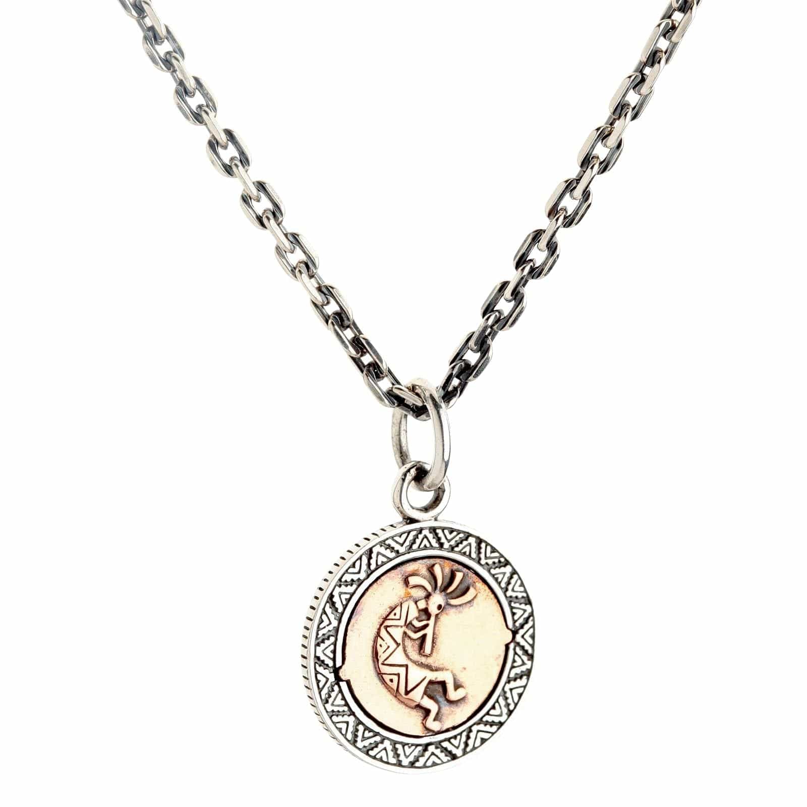 Authentic Indian Liberty Coin Sterling Silver Skull Pendant Necklace - Vintage Gothic Jewelry for Men & Women - Perfect for Punk Fashion, Biker Style & Unique Gift Giving