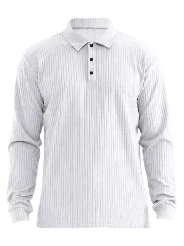 Premium Solid Polyester Polo Shirt for Men - Comfortable All-Season Casual Wear - Perfect for Office, Golf & Everyday Outfits