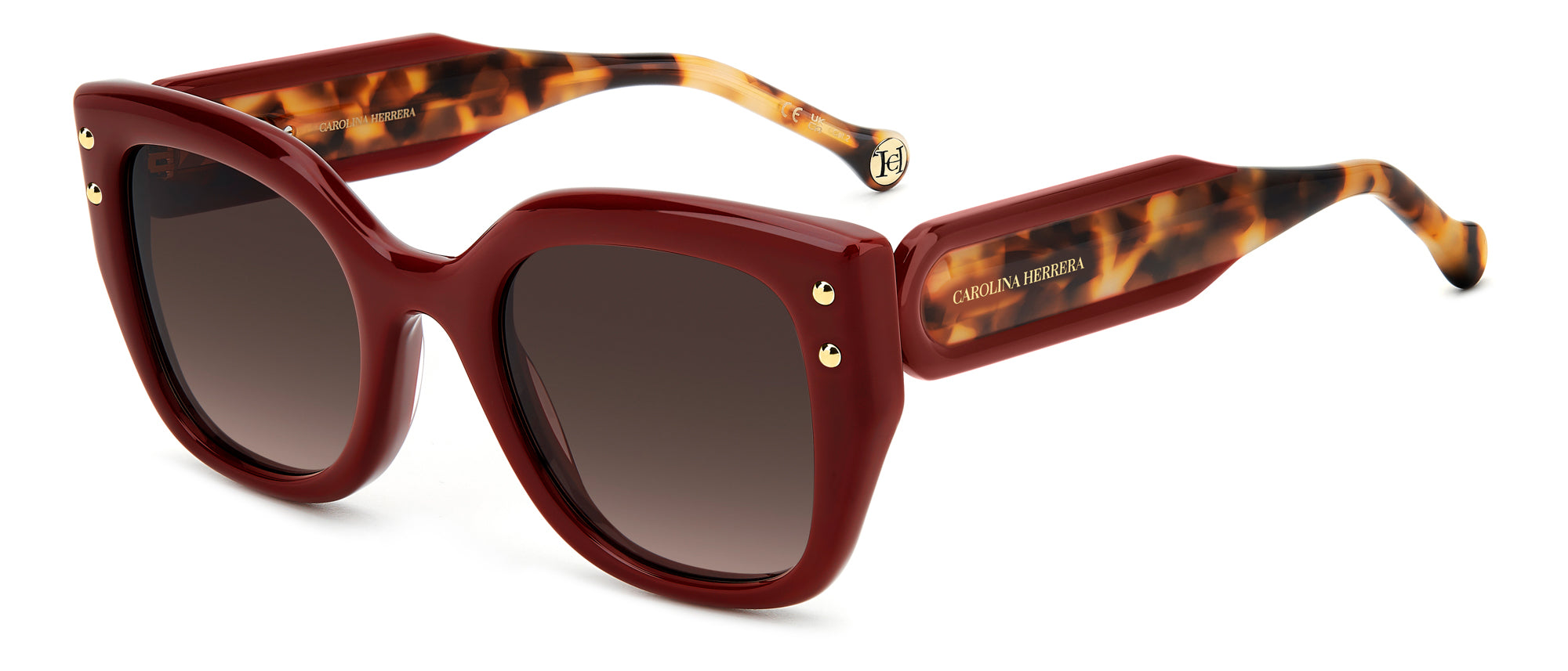 Carolina Herrera HER 0312/S Women's Luxury Sunglasses - UV Protection, Polarized Lenses for Driving, Beach & Outdoor Fashion Accessories