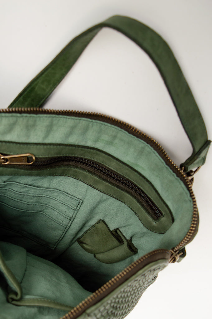 Stylish Olive Leather Handbag for Women - Premium Crossbody Purse with Adjustable Strap, Perfect for Work, Travel & Everyday Use