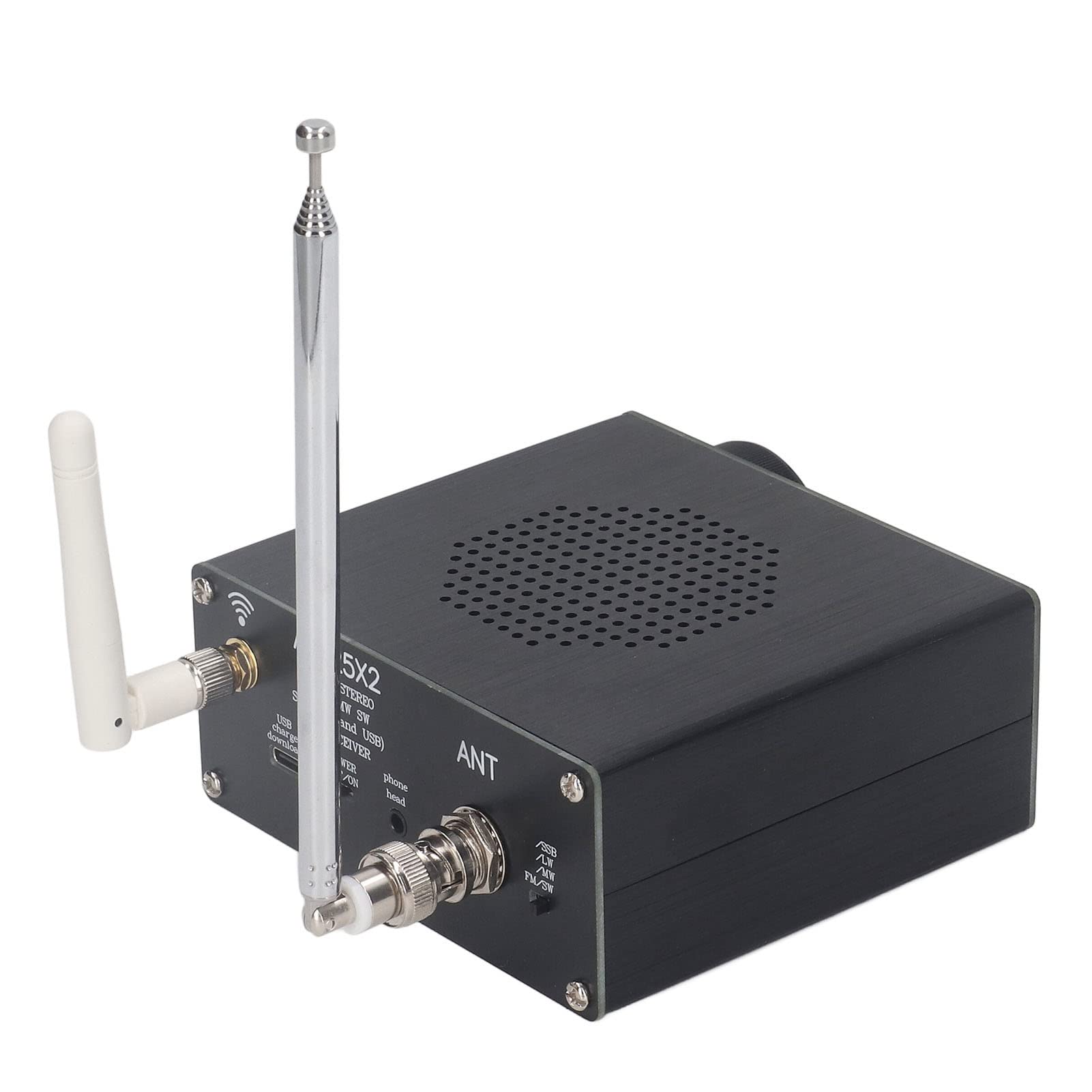 ATS25X2 Full Band Digital Radio Receiver with DSP, AM/FM/LW/SW/SSB Modes & Spectrum Scanning - Ideal for Shortwave Listening, Emergency Preparedness, and Outdoor Adventures