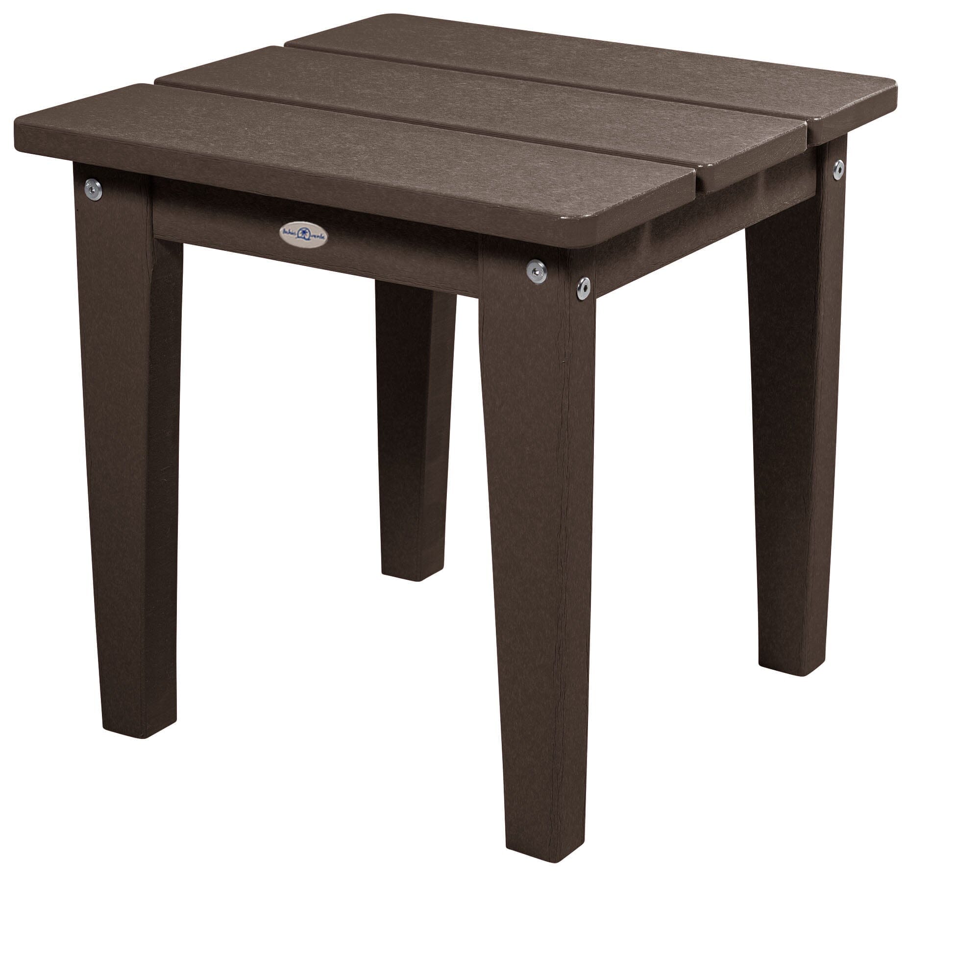 Adirondack Side Table - Outdoor Patio Furniture, Waterproof & Durable Small End Table for Garden, Deck, Poolside - Perfect for Drinks, Books & Decor