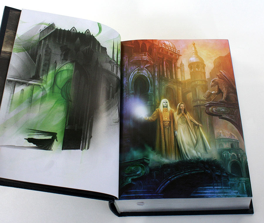 Elantris Leatherbound Hardcover Book by Brandon Sanderson - Fantasy Novel for Collectors & Readers - Perfect for Gifts, Bookshelves & Reading Nooks