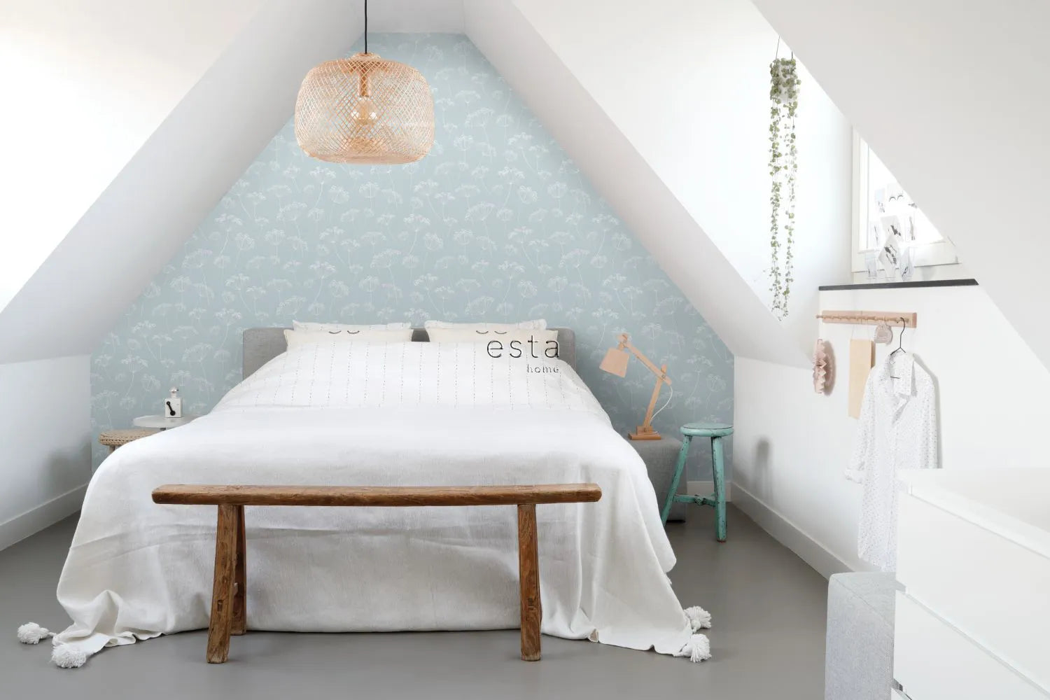 Scandi Cool Dandelion Tails - Nordic Style Home Decor for Living Room & Bedroom - Perfect for Boho Chic Interior Design