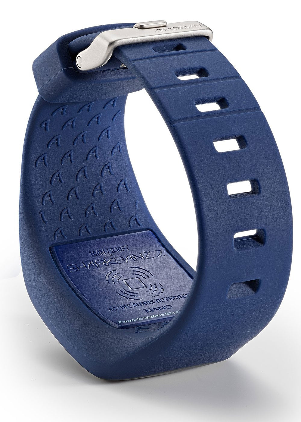 Sharkbanz 2.0 Shark Repellent Wristband - Waterproof Shark Deterrent Bracelet for Surfing, Swimming & Ocean Activities (Marine/Slate)