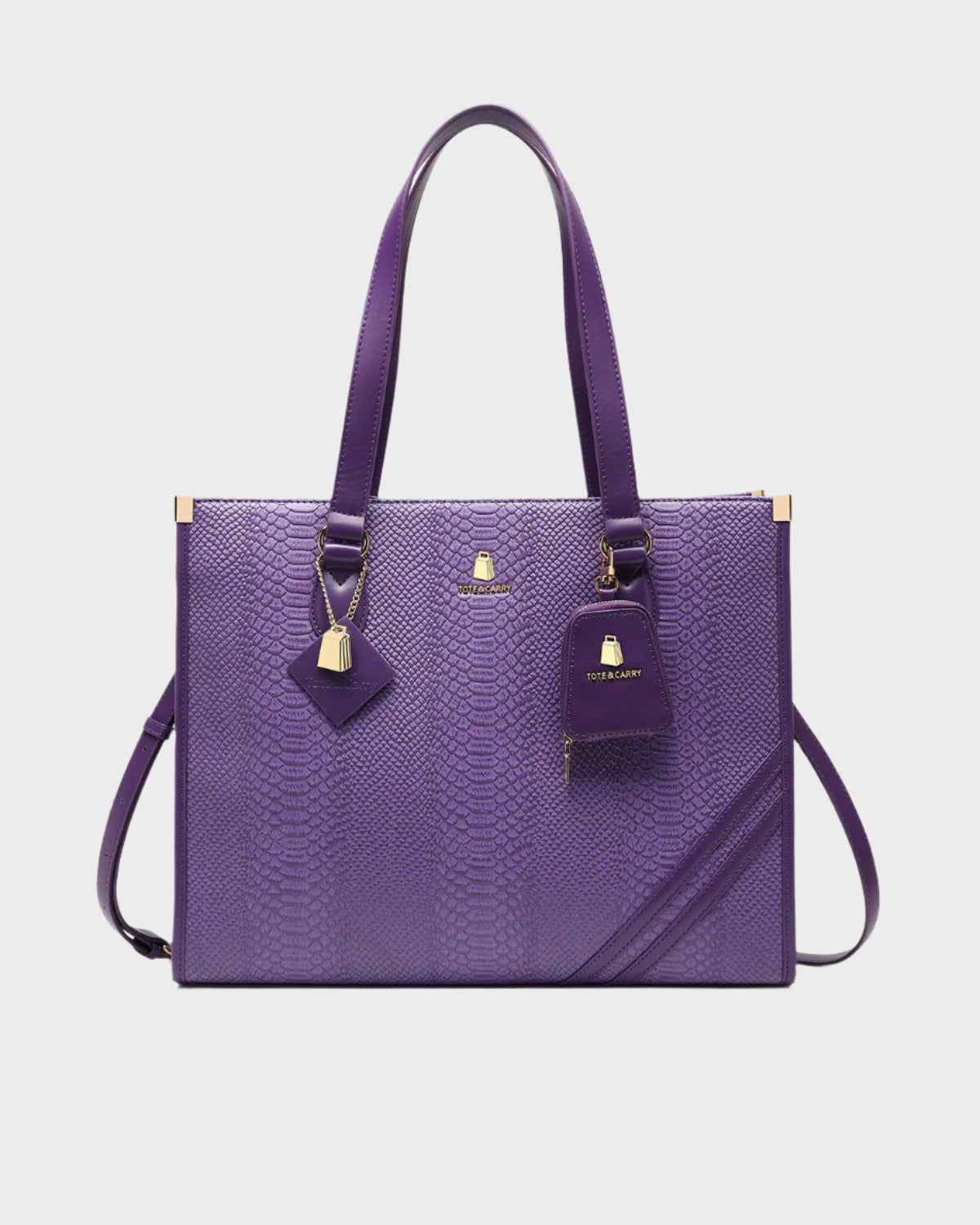 Apollo 1 Purple Tote Bag - Stylish & Durable Shopping Bag for Women, Beach, Groceries & Work Commute