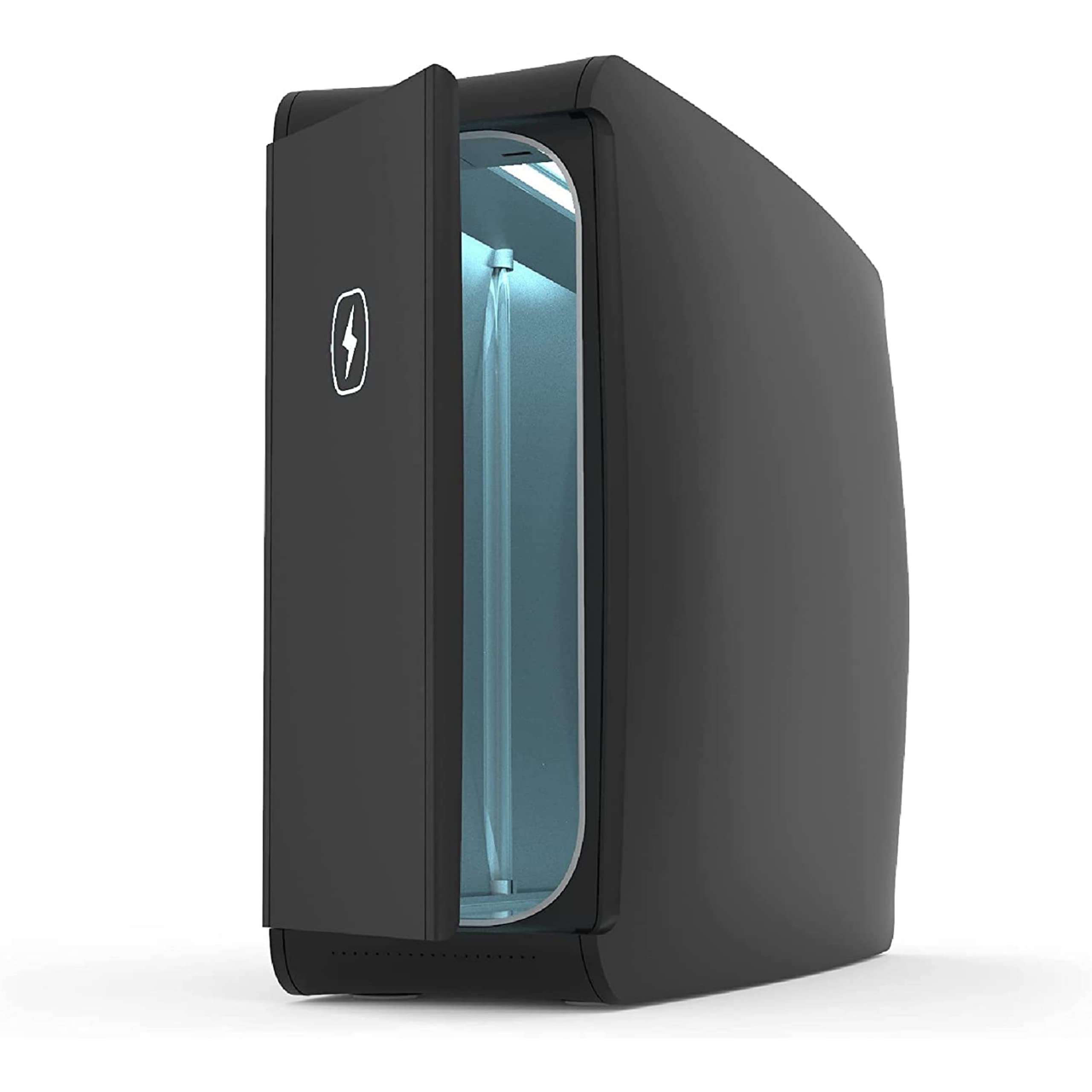 PhoneSoap XL UV Sanitizer & Charger | Large Capacity UV Light Sanitizing Box for Phones, Tablets, Baby Bottles | Kills 99.9% Germs on Toys, Remotes, Keys | Perfect for Home, Office, Nursery & Travel (Black)